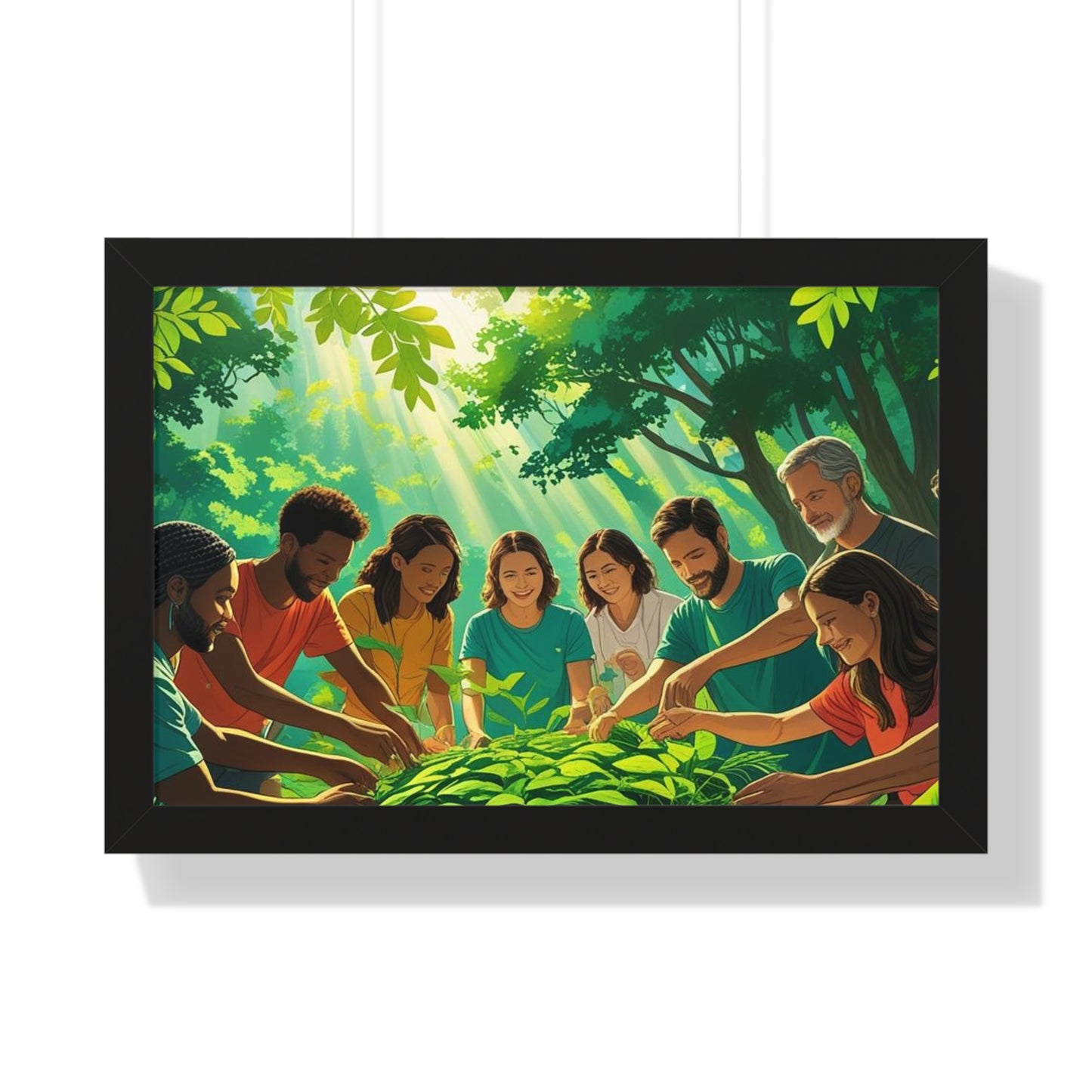 Framed Nature Poster, Environmental Gift