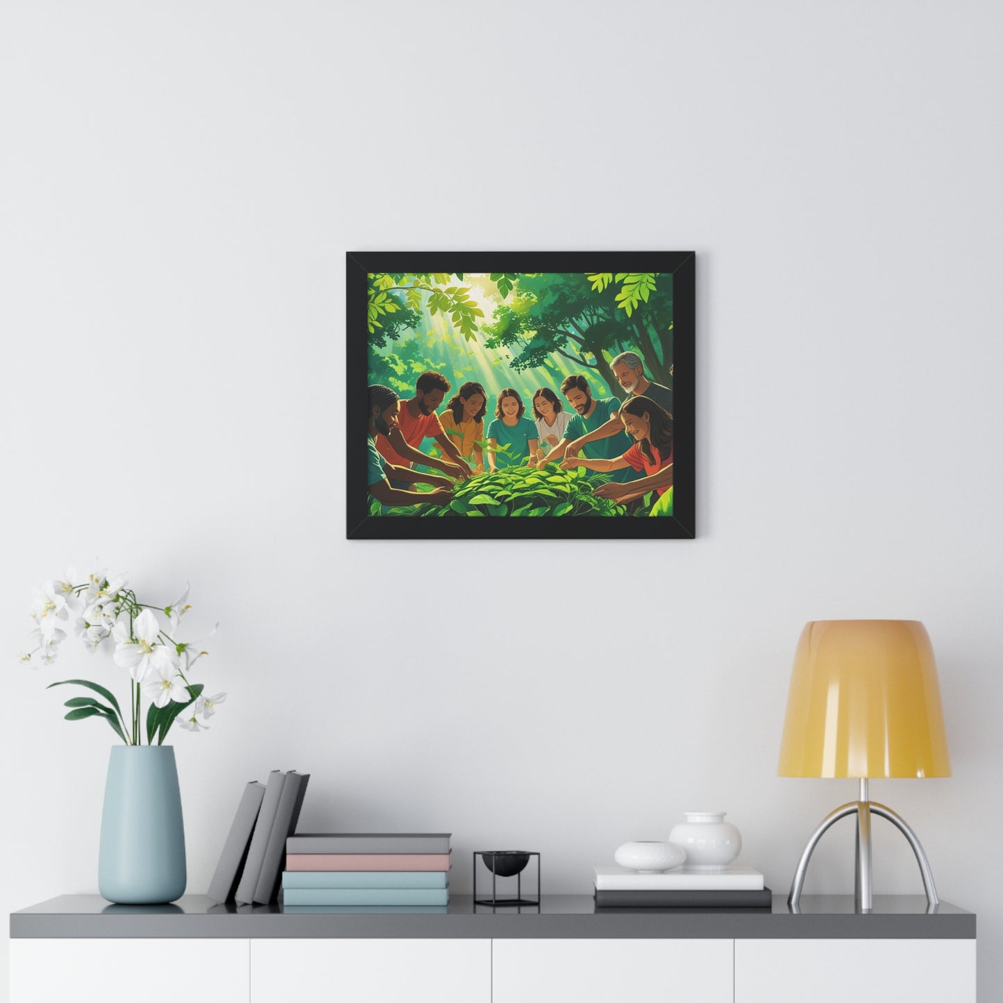 Framed Nature Poster, Environmental Gift
