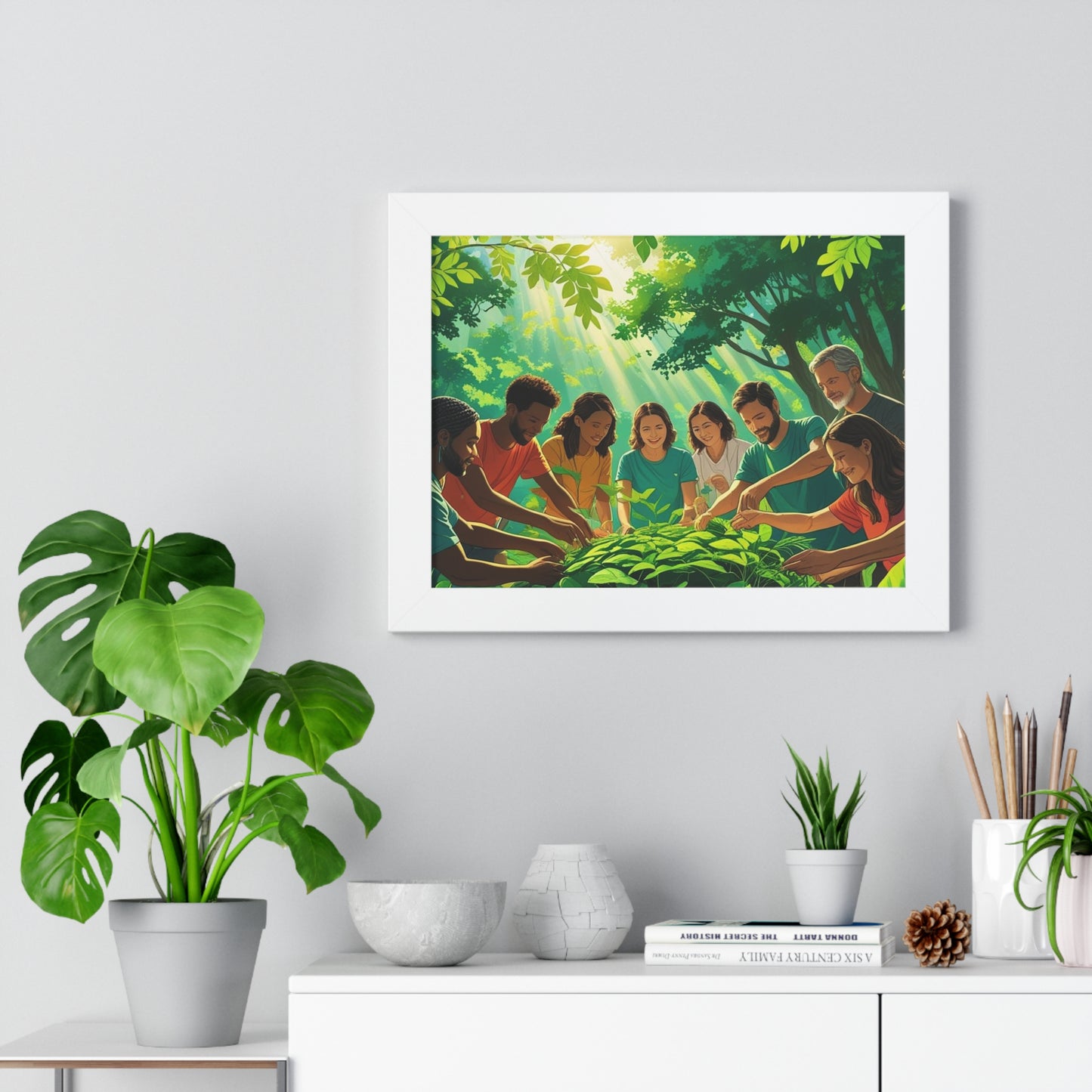Framed Nature Poster, Environmental Gift