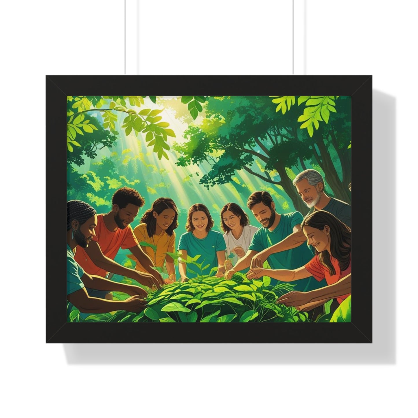 Framed Nature Poster, Environmental Gift