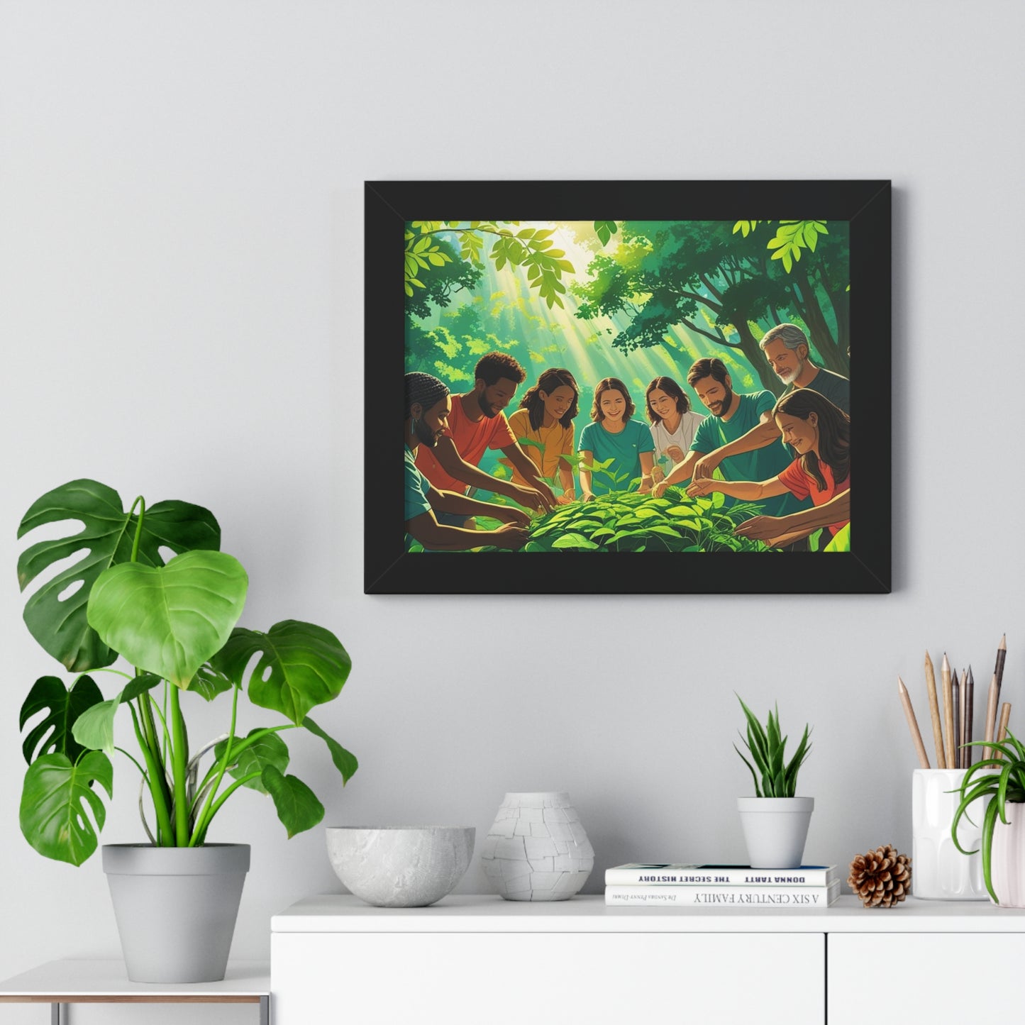 Framed Nature Poster, Environmental Gift