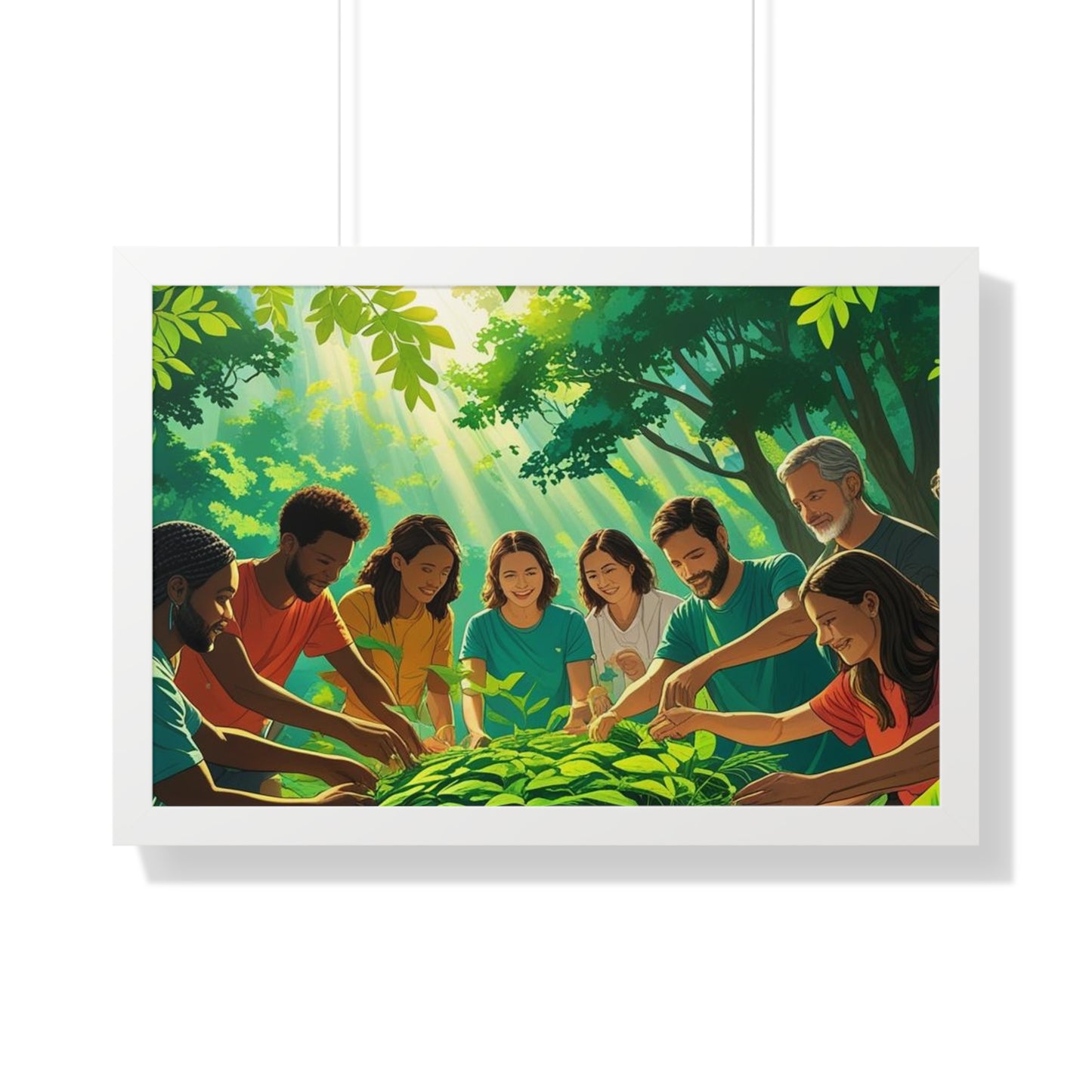 Framed Nature Poster, Environmental Gift