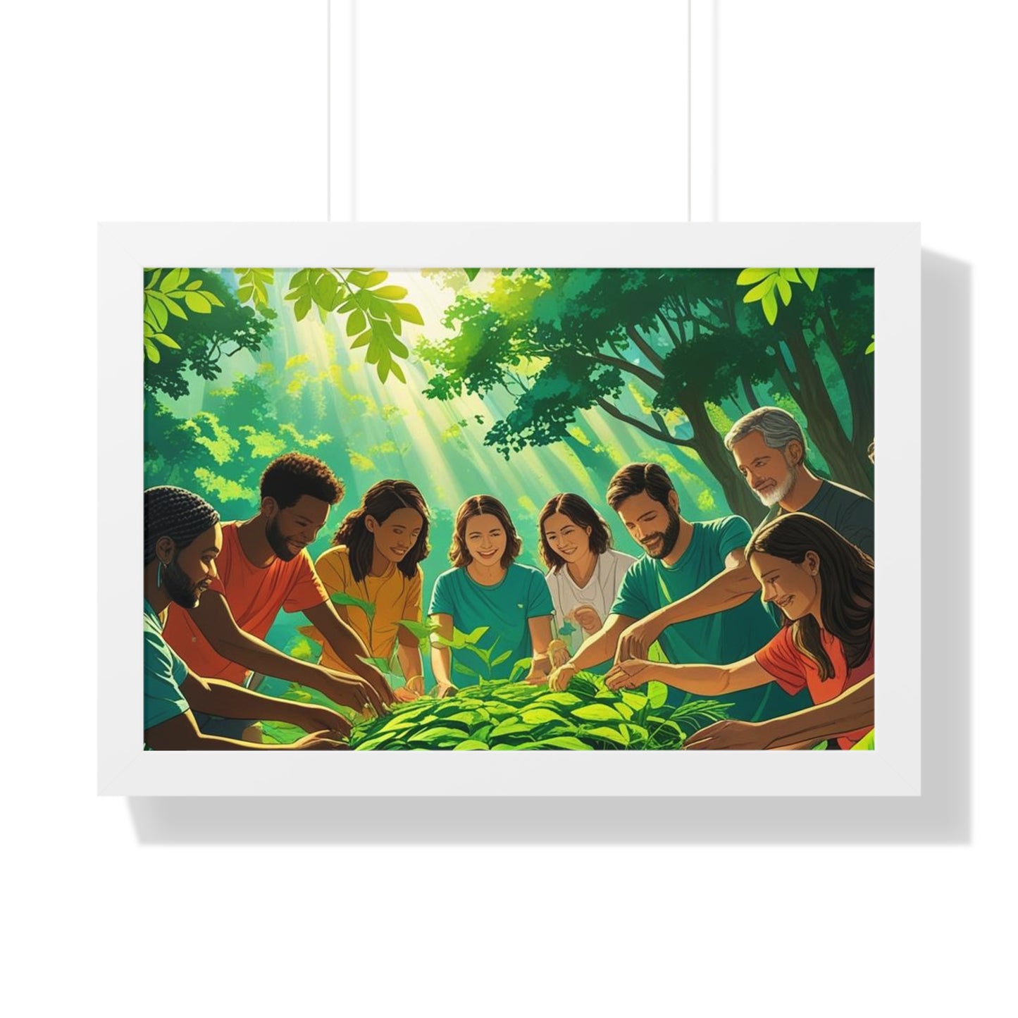 Framed Nature Poster, Environmental Gift