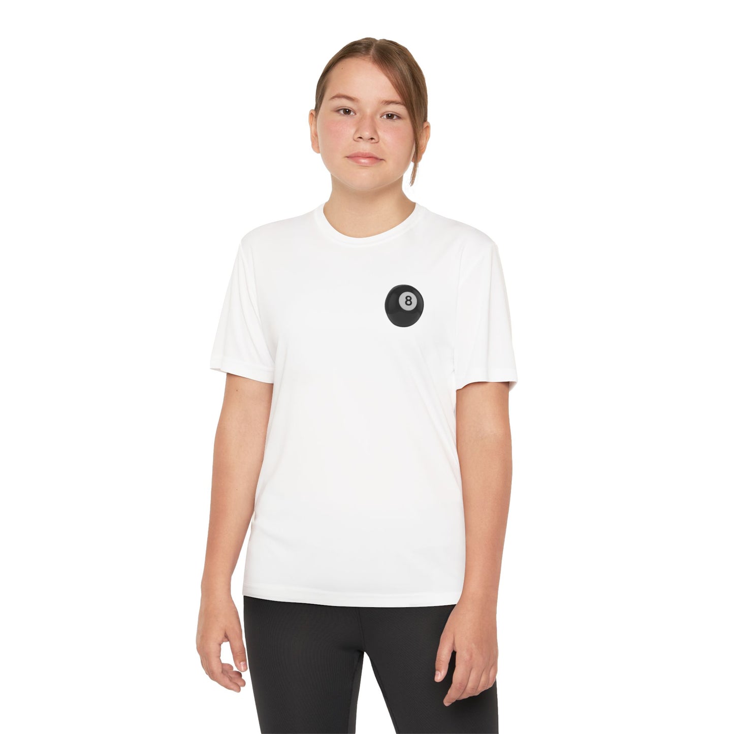 Youth Competitor Tee with 8-Ball Design