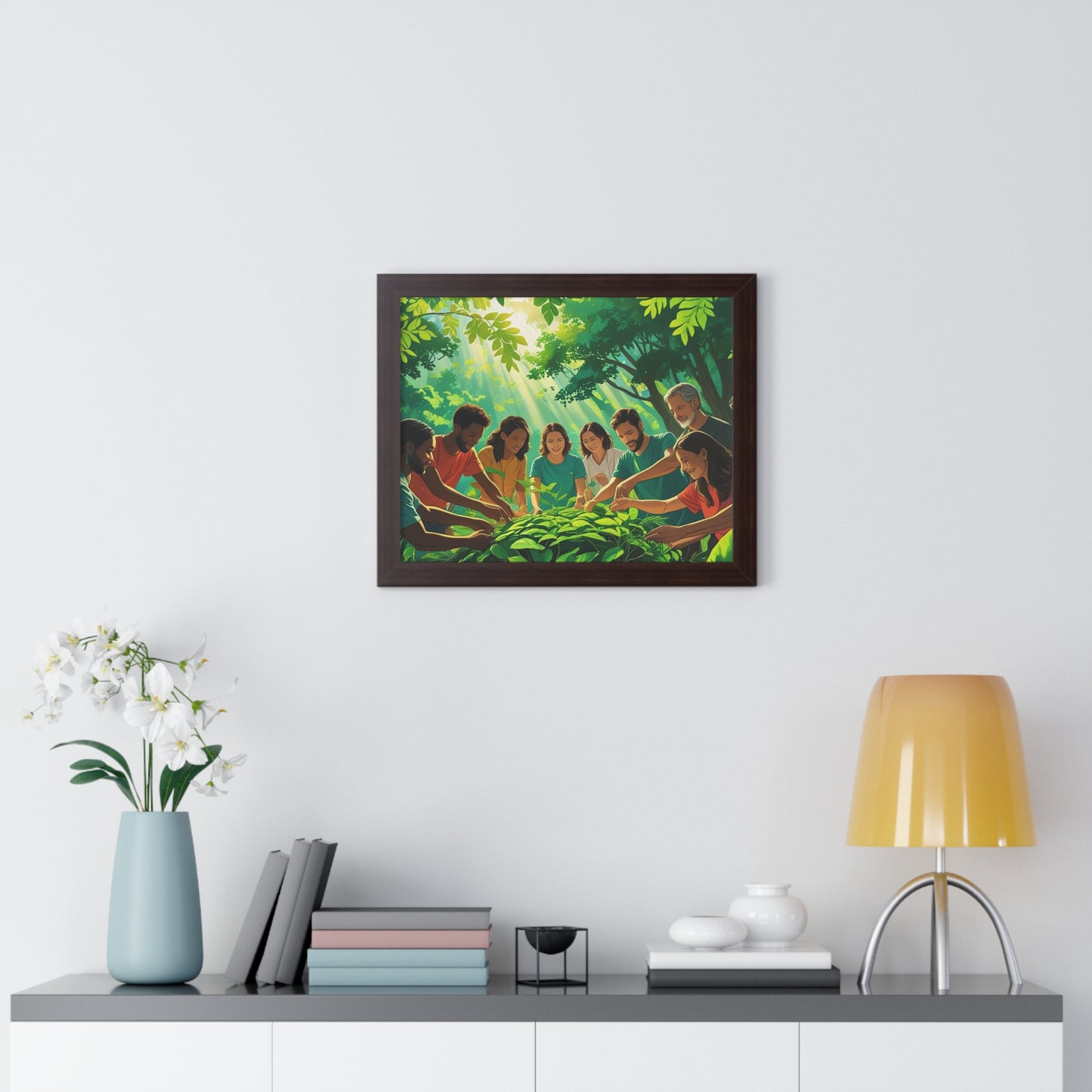Framed Nature Poster, Environmental Gift