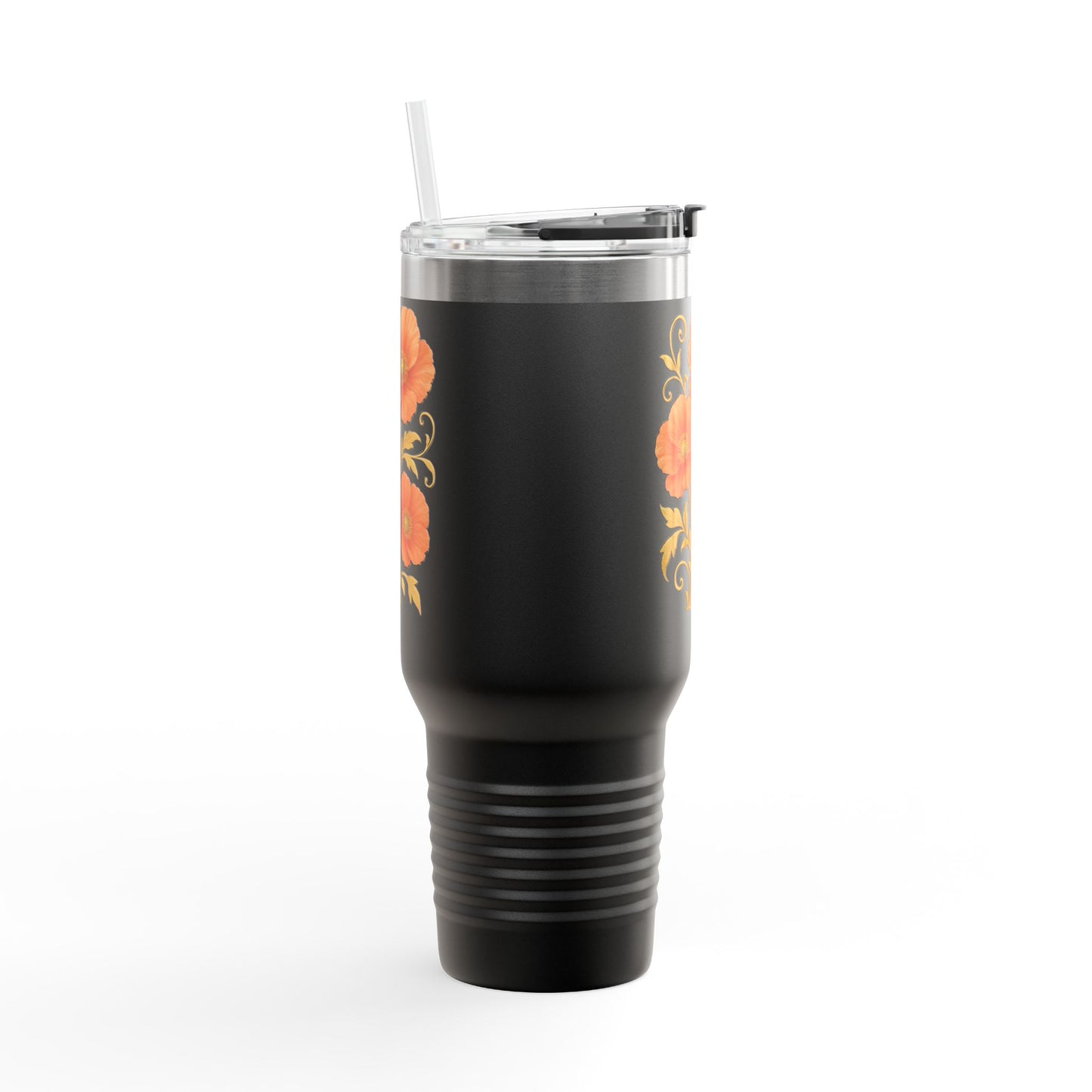 Floral Insulated Travel Mug, 40oz