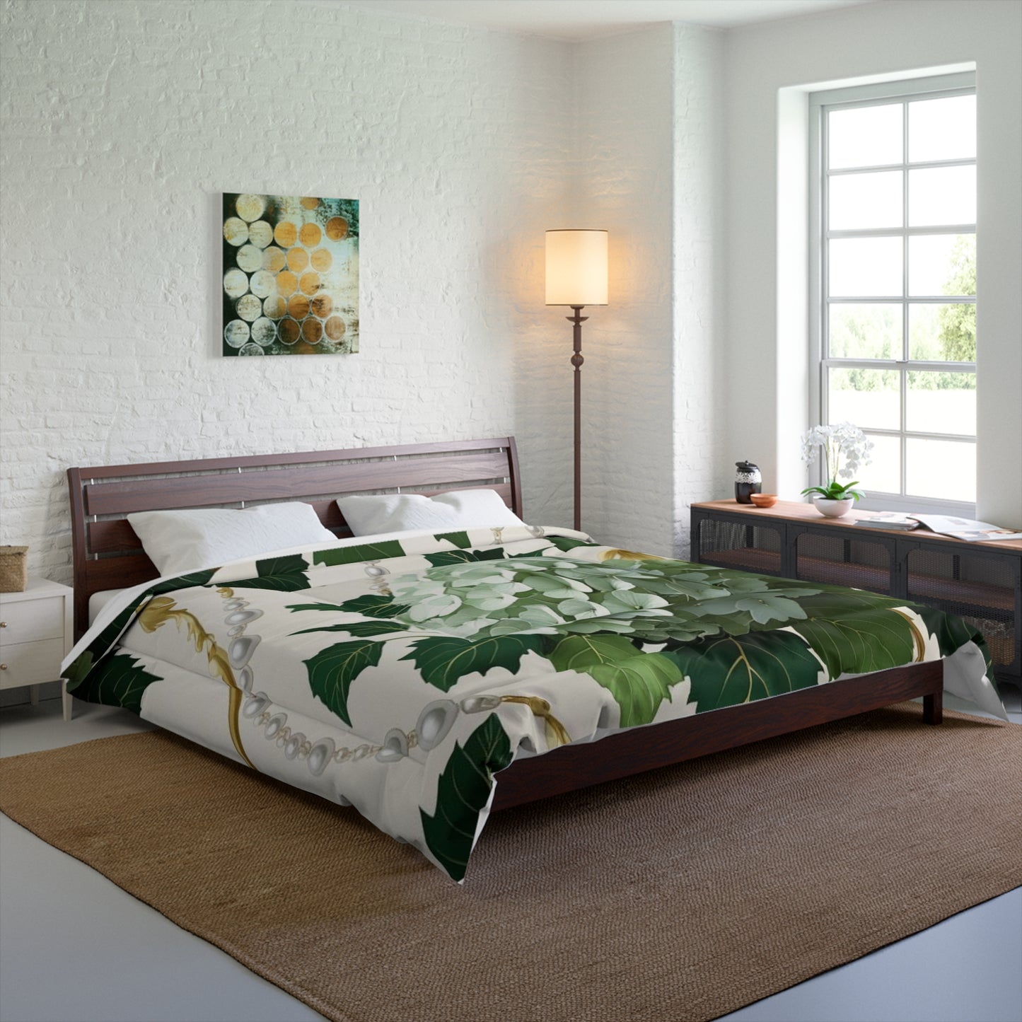 Elegant Floral Comforter