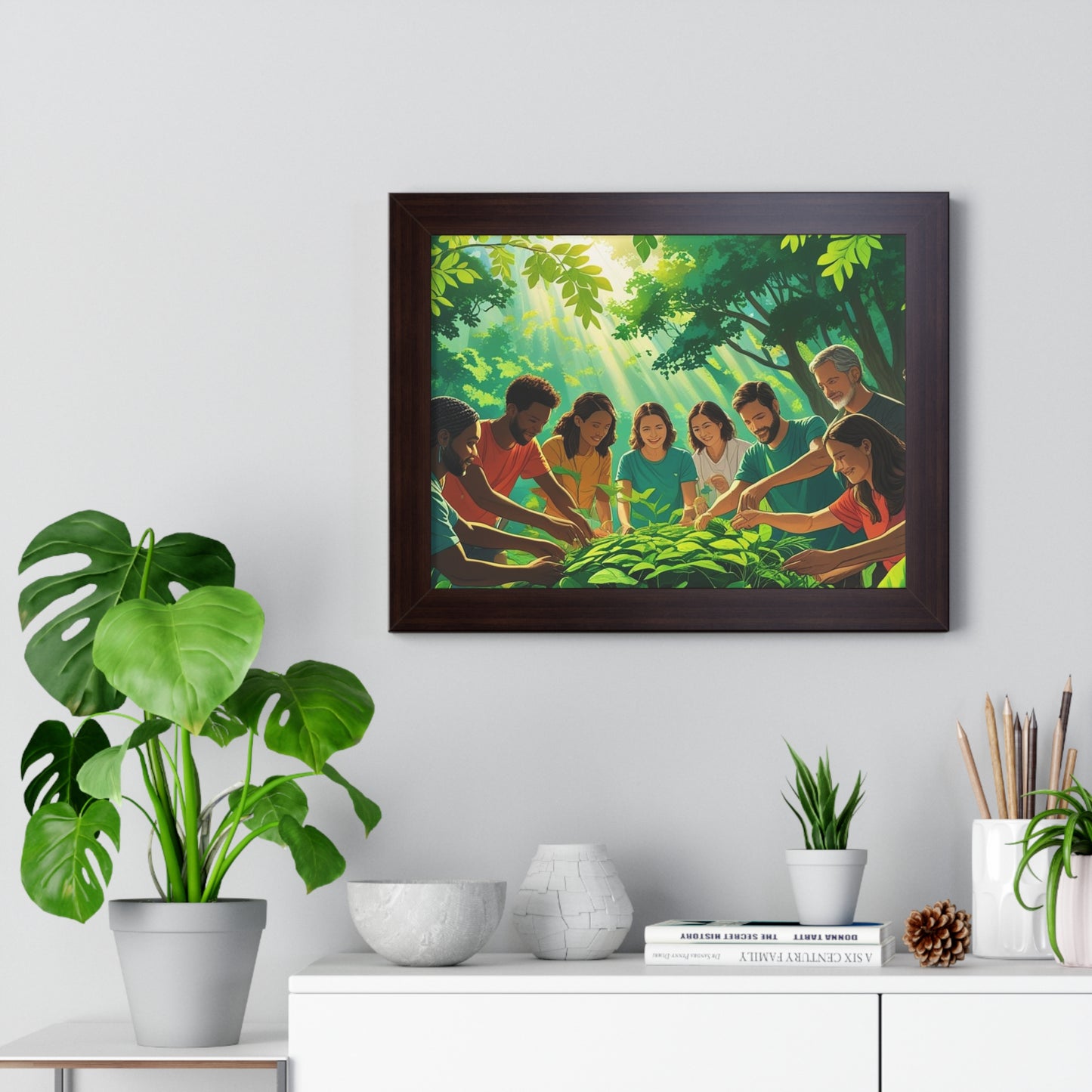 Framed Nature Poster, Environmental Gift