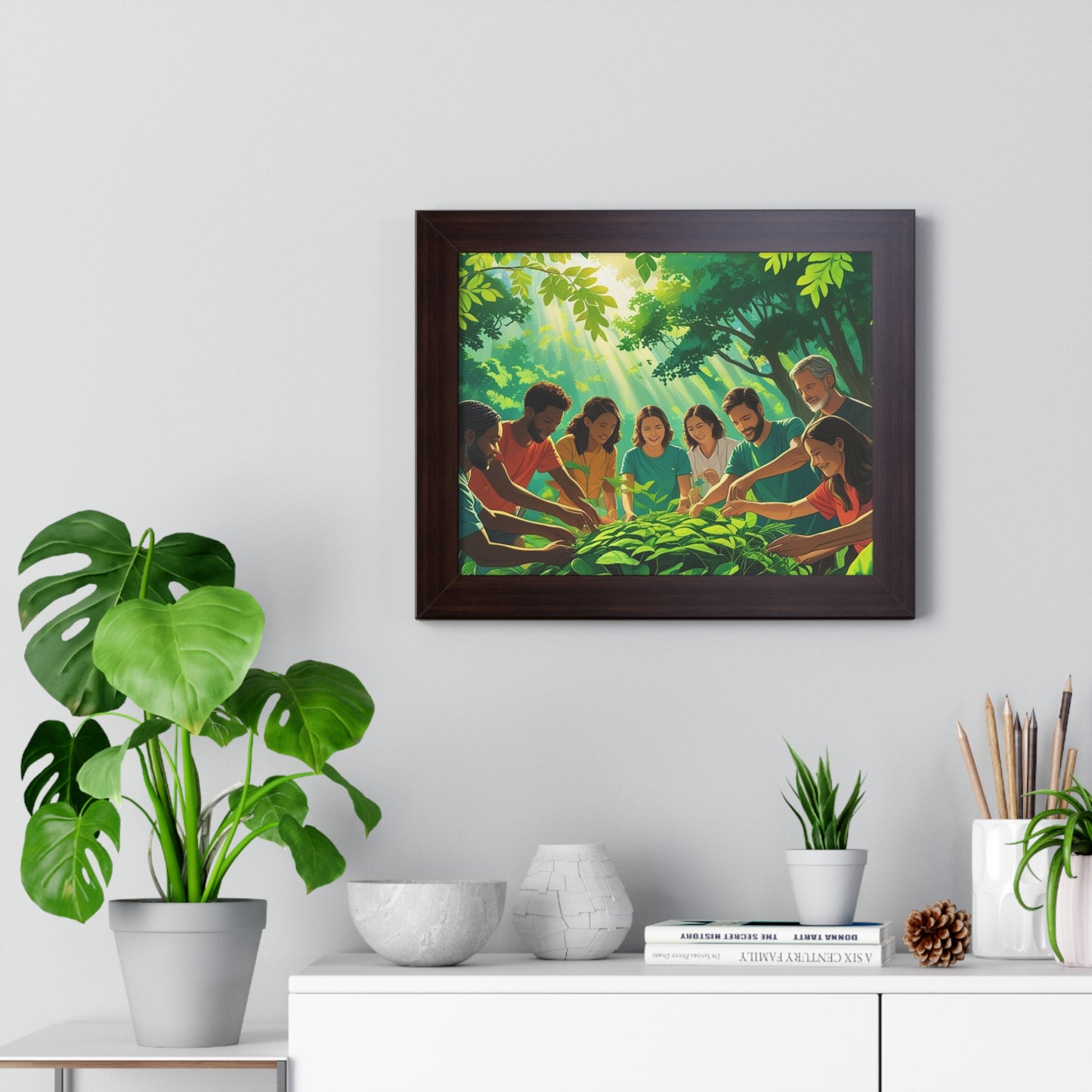 Framed Nature Poster, Environmental Gift