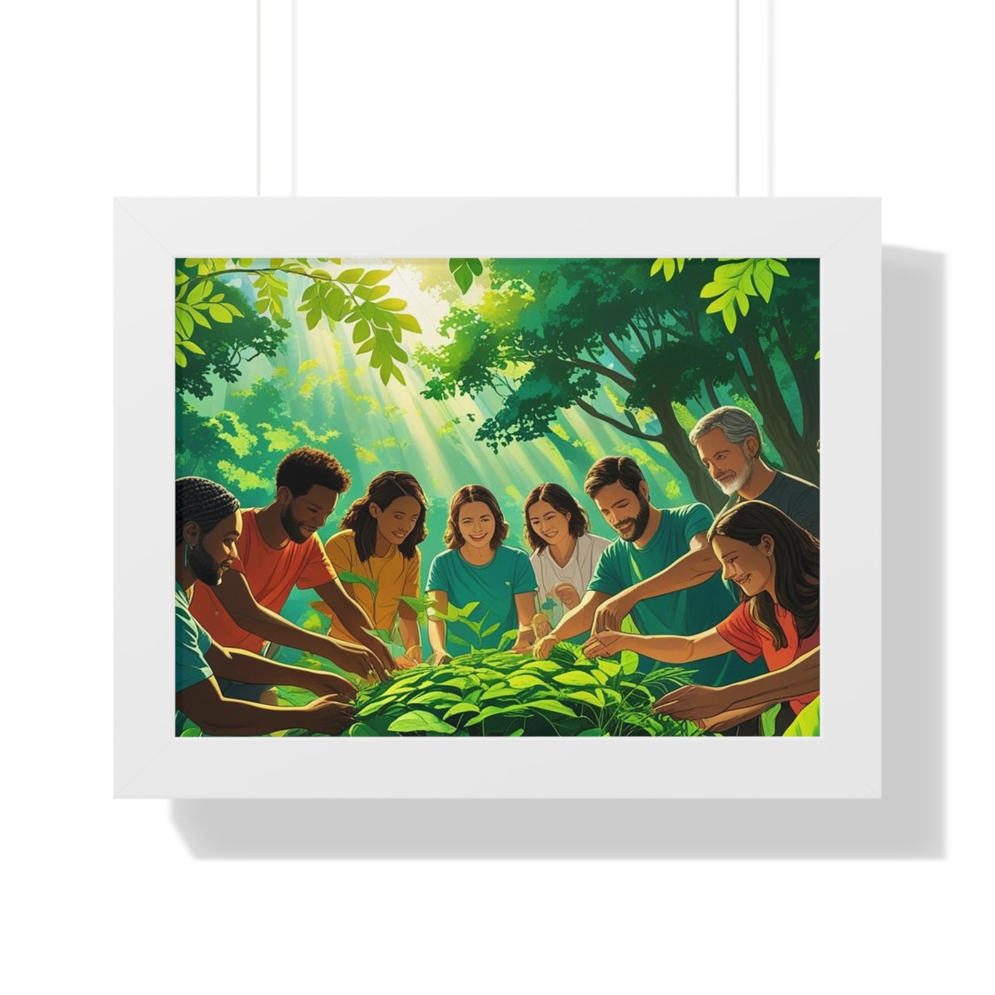 Framed Nature Poster, Environmental Gift