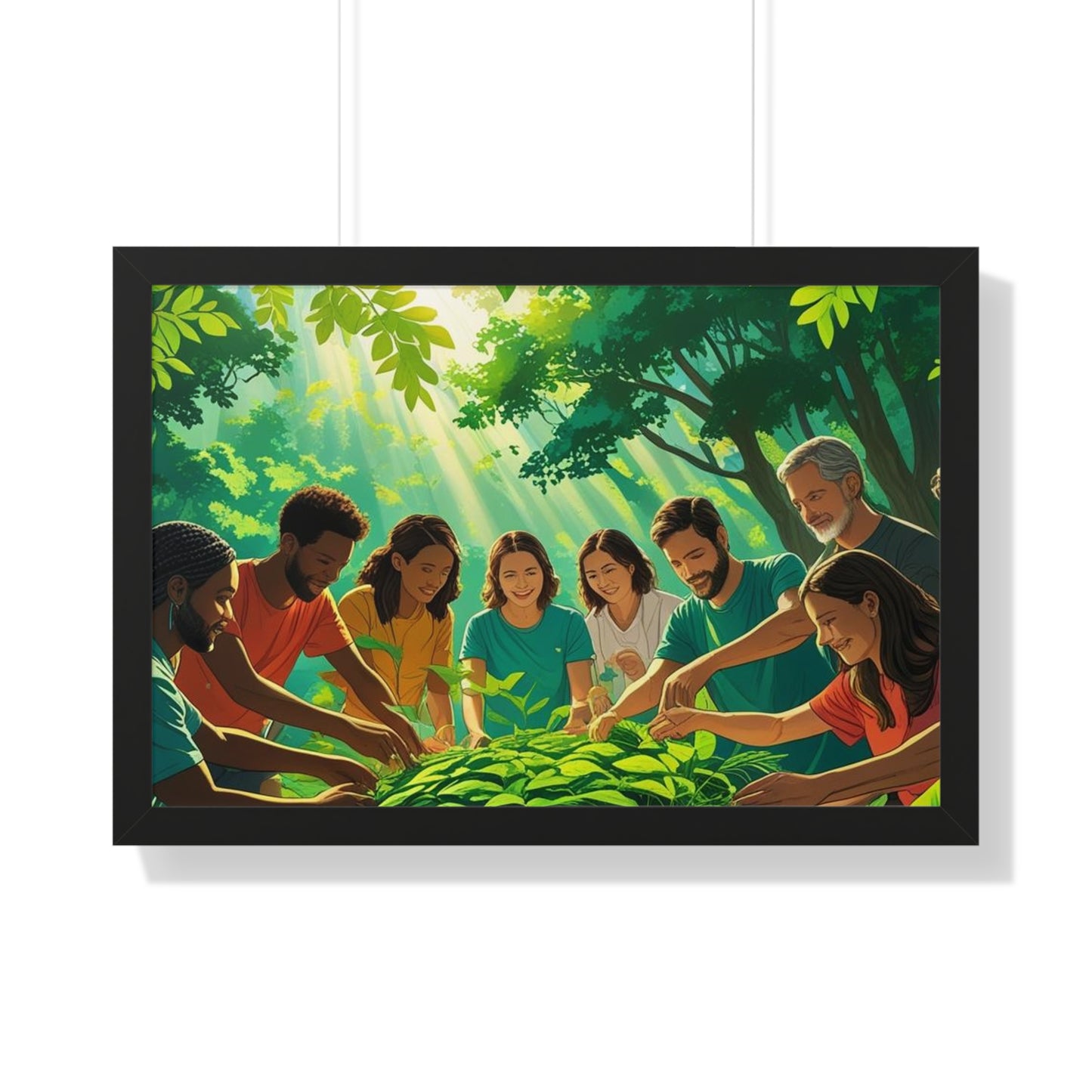 Framed Nature Poster, Environmental Gift