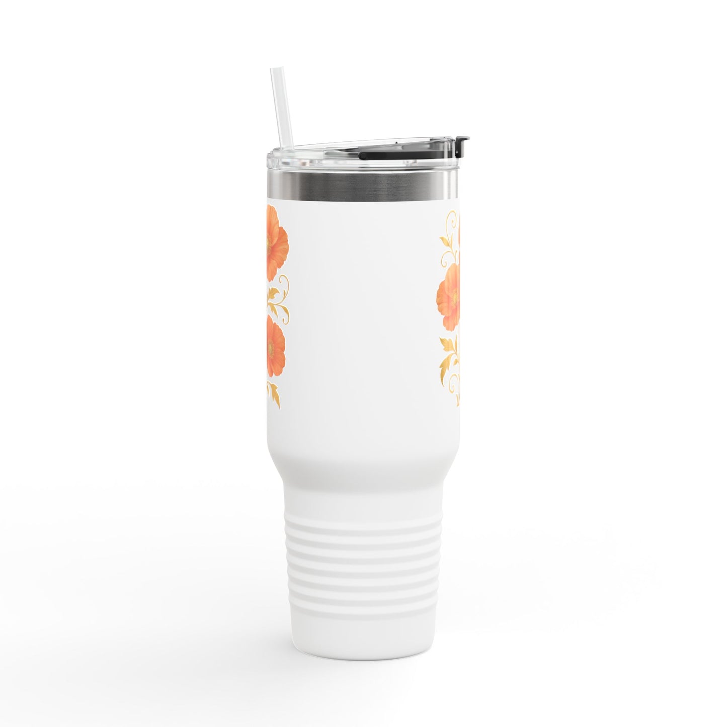 Floral Insulated Travel Mug, 40oz