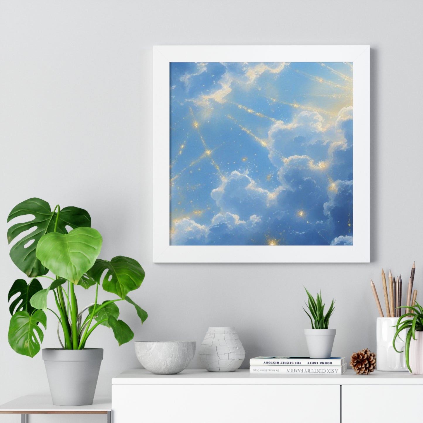 Celestial Framed Vertical Poster