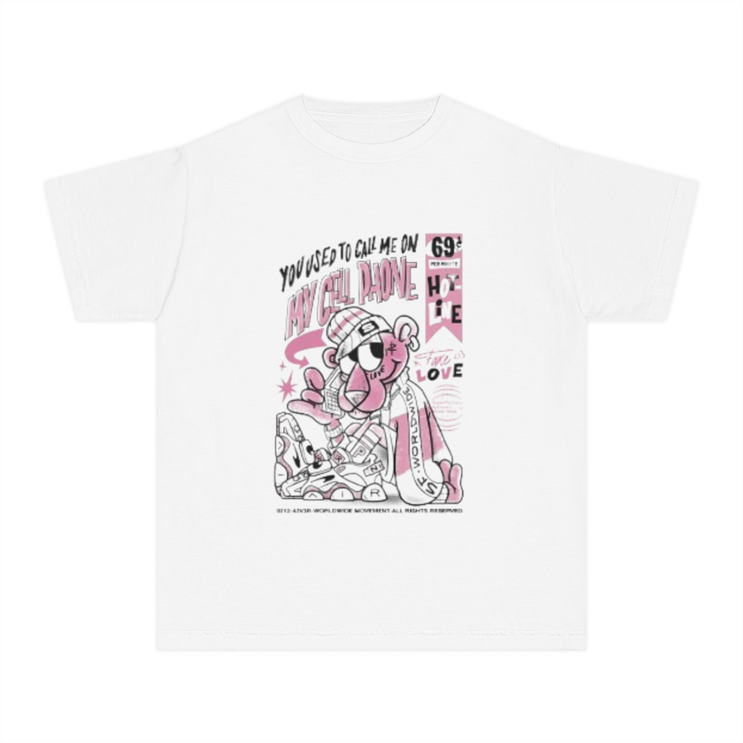 Youth Tee with Quirky 'Call Me When You're Rich' Design, Fun Graphic Tee for Kids, Back To School Tee