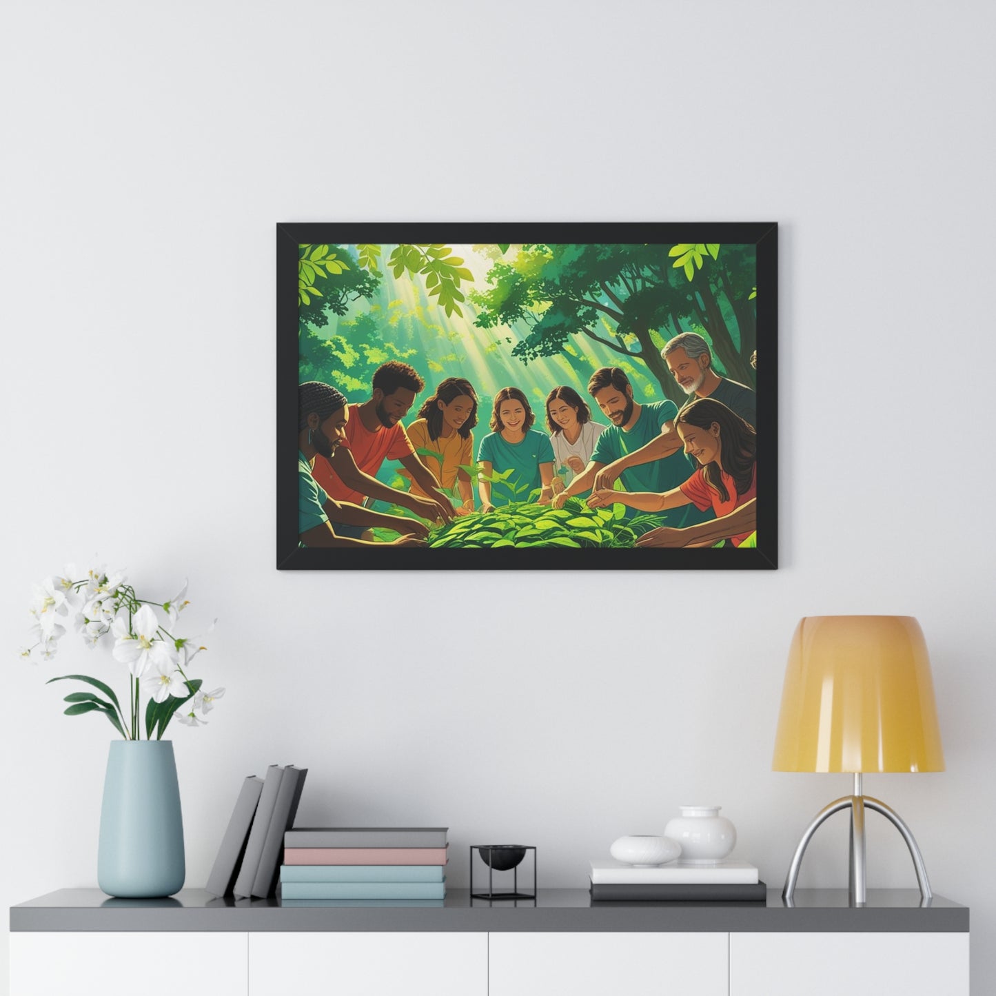Framed Nature Poster, Environmental Gift