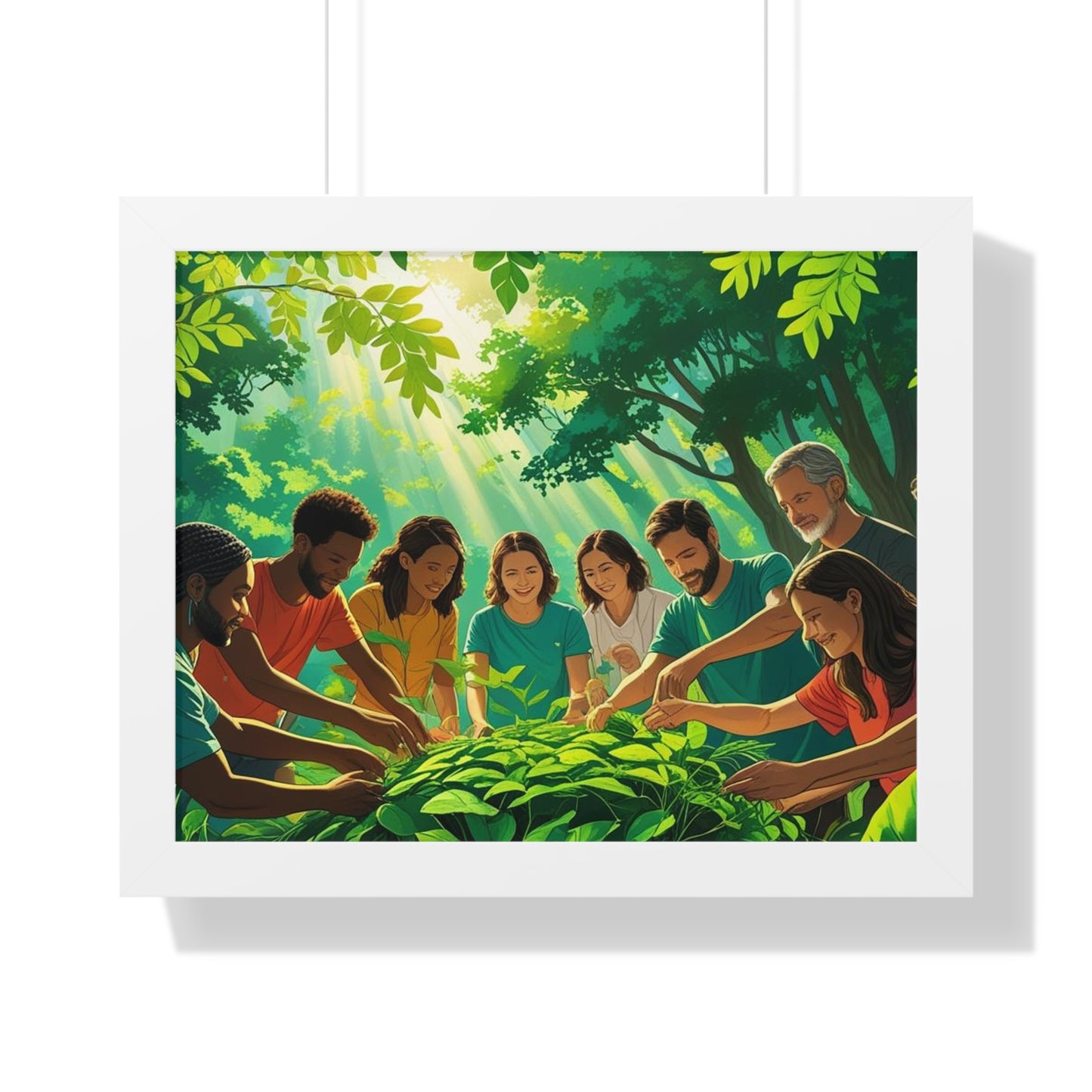 Framed Nature Poster, Environmental Gift