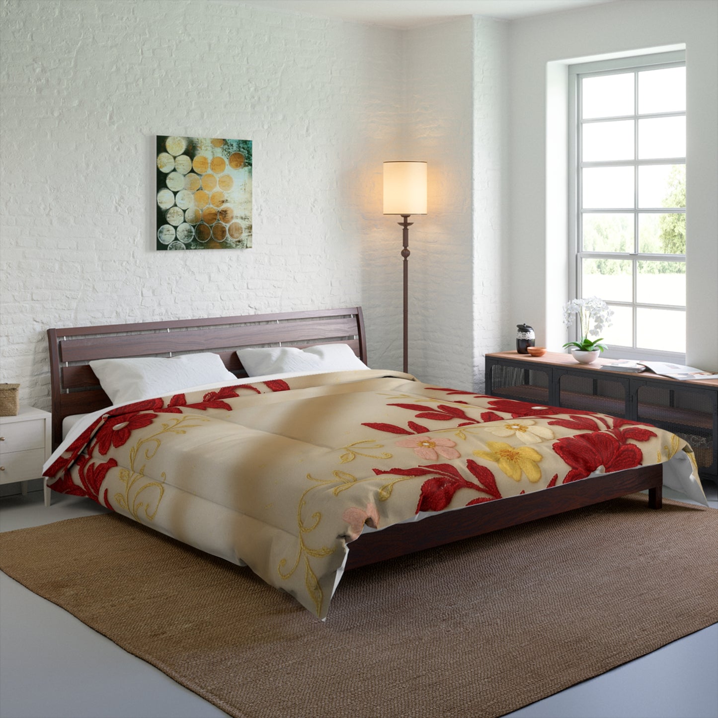 Elegant Floral Comforter