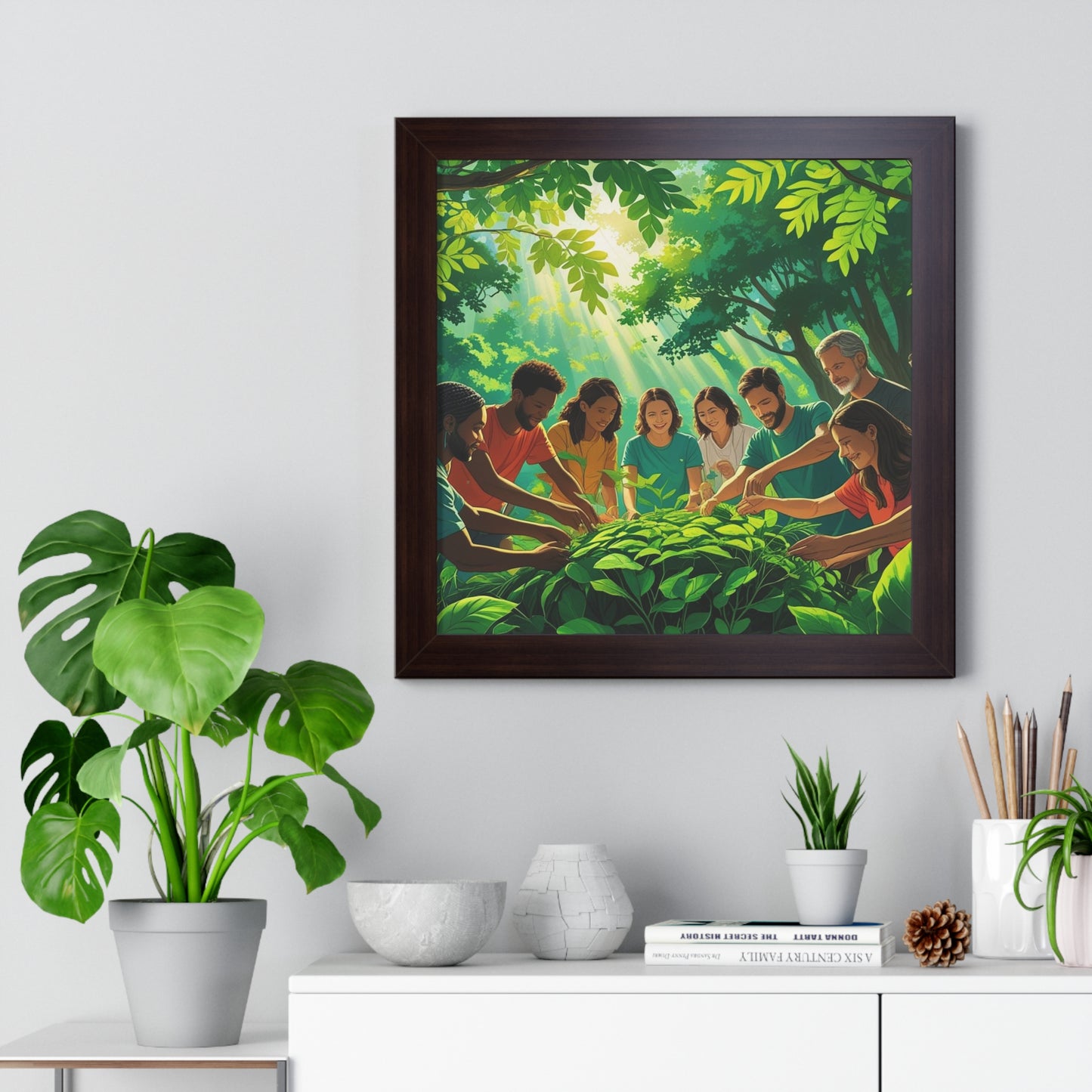 Framed Nature Poster, Environmental Gift