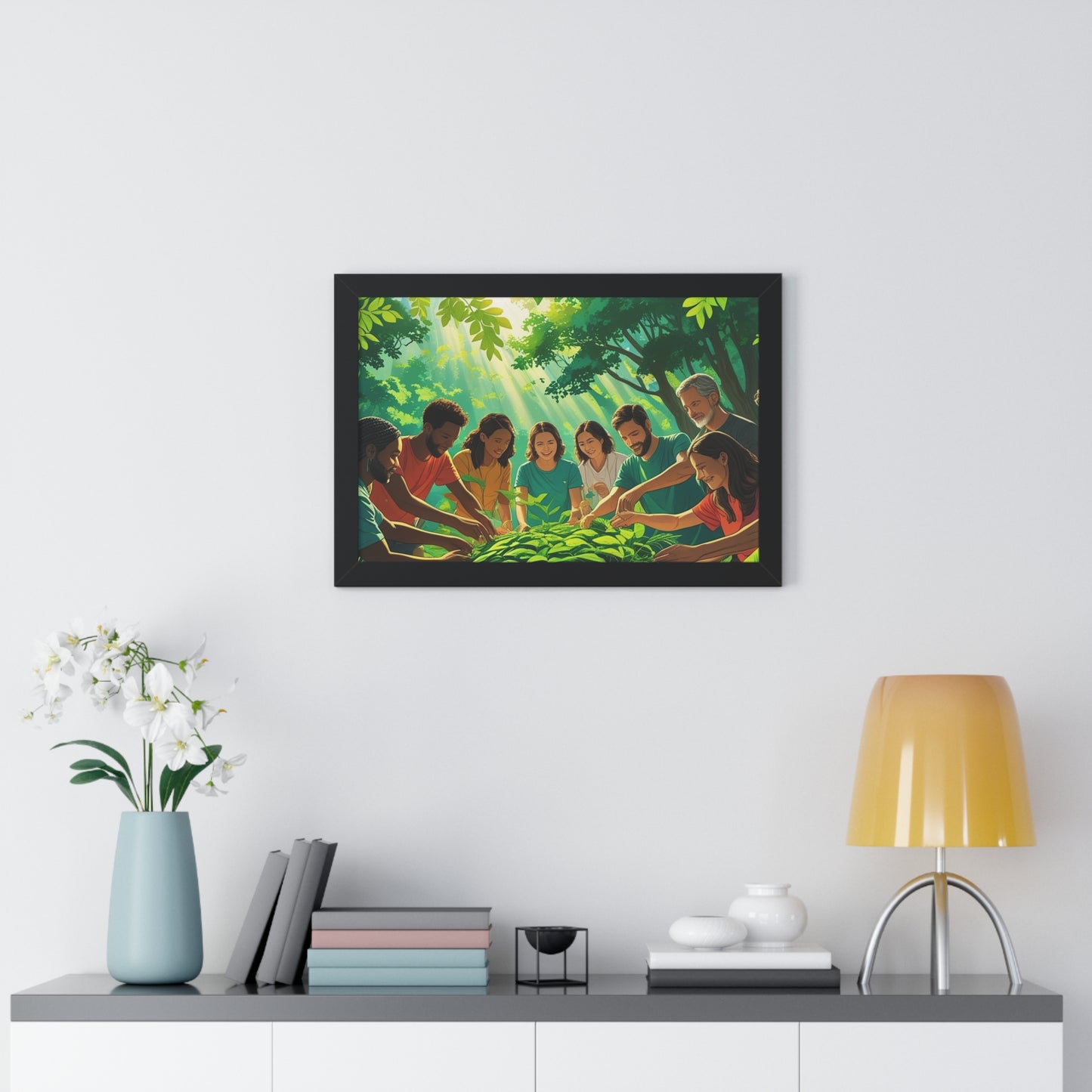 Framed Nature Poster, Environmental Gift