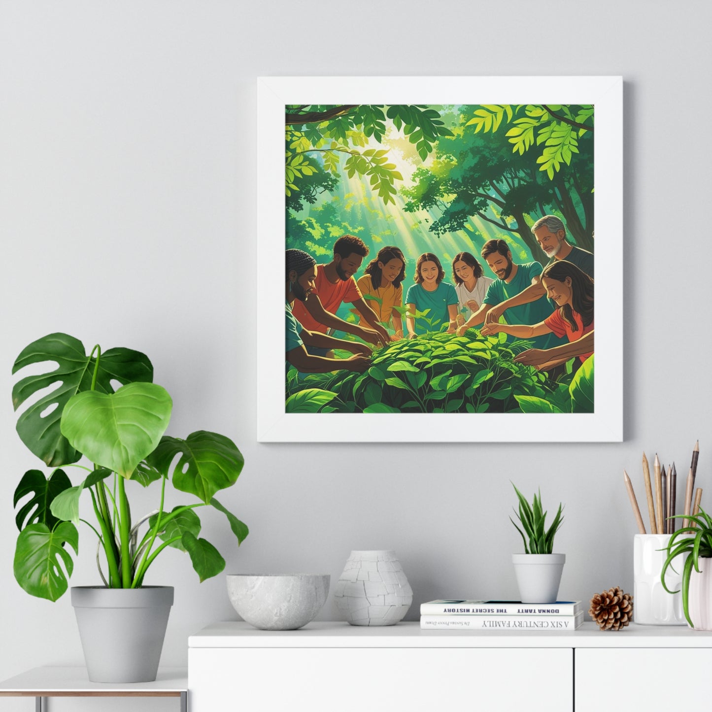Framed Nature Poster, Environmental Gift