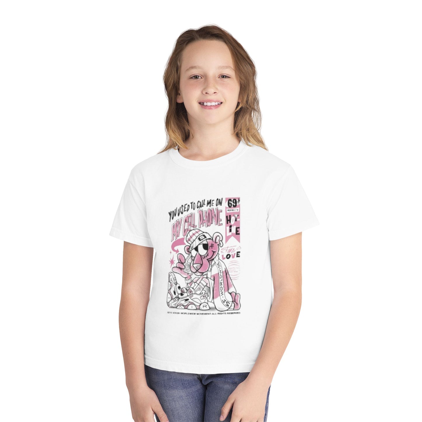 Youth Tee with Quirky 'Call Me When You're Rich' Design, Fun Graphic Tee for Kids, Back To School Tee