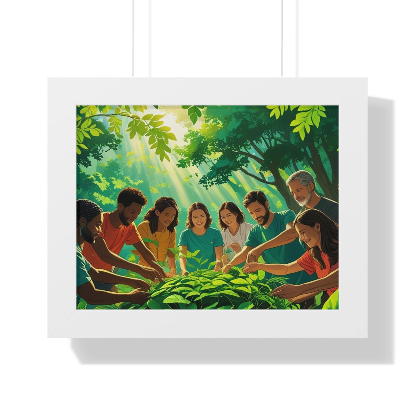 Framed Nature Poster, Environmental Gift