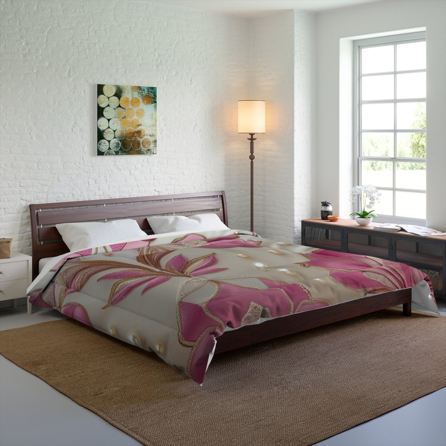 Elegant Floral Comforter