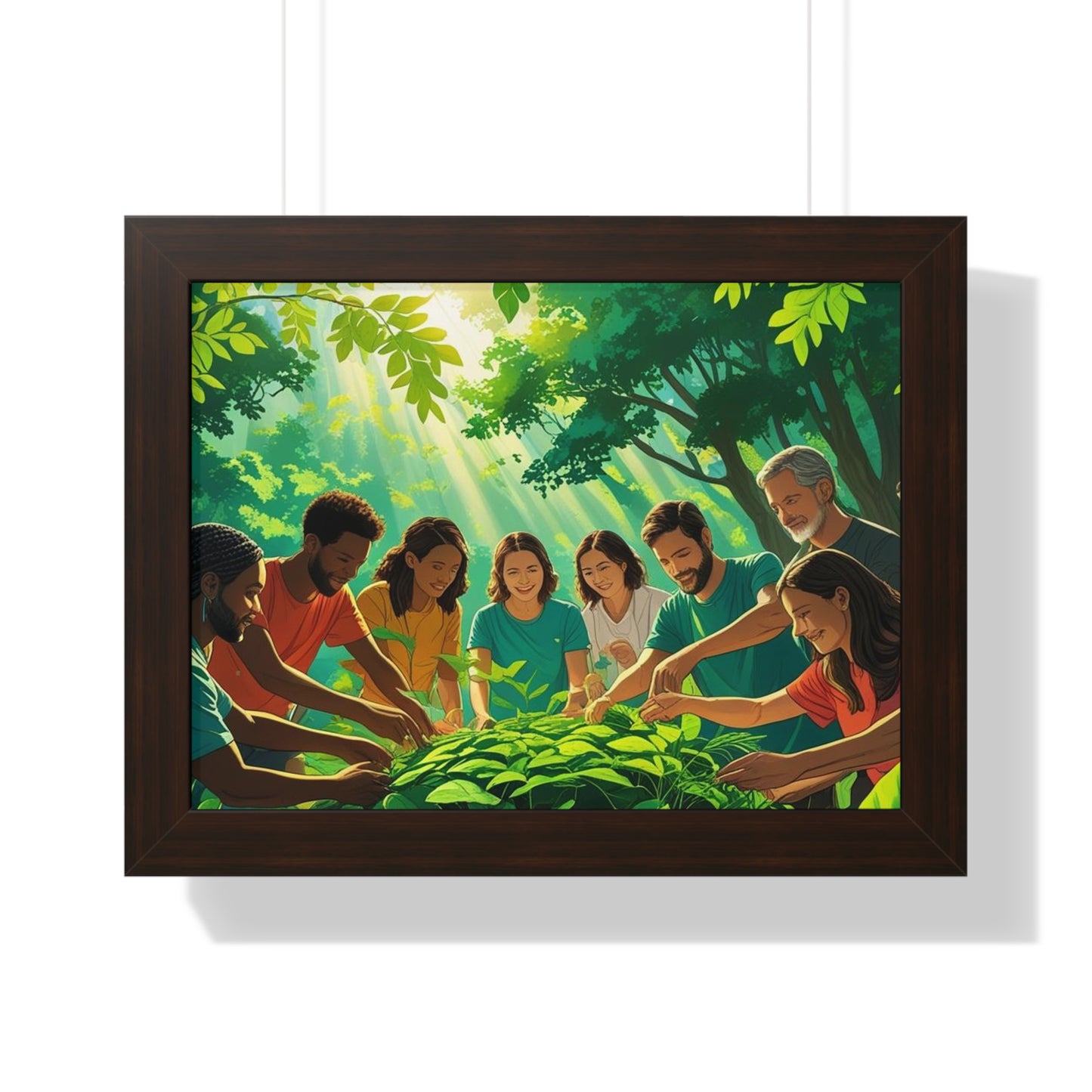 Framed Nature Poster, Environmental Gift