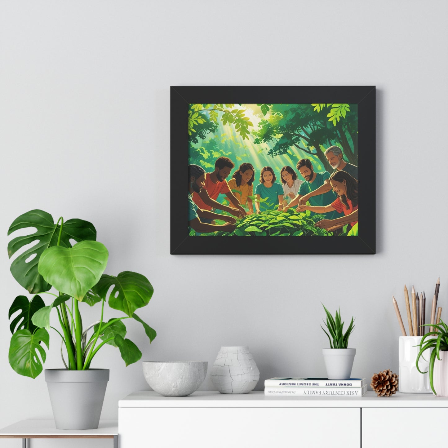 Framed Nature Poster, Environmental Gift