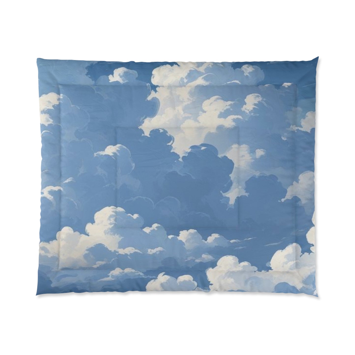 Dreamy Cloud Comforter | Soft Bedding for Cozy Nights, Bedroom Decor, Cloud Print, Comfortable Sleep, Gift for Home Decor Lovers