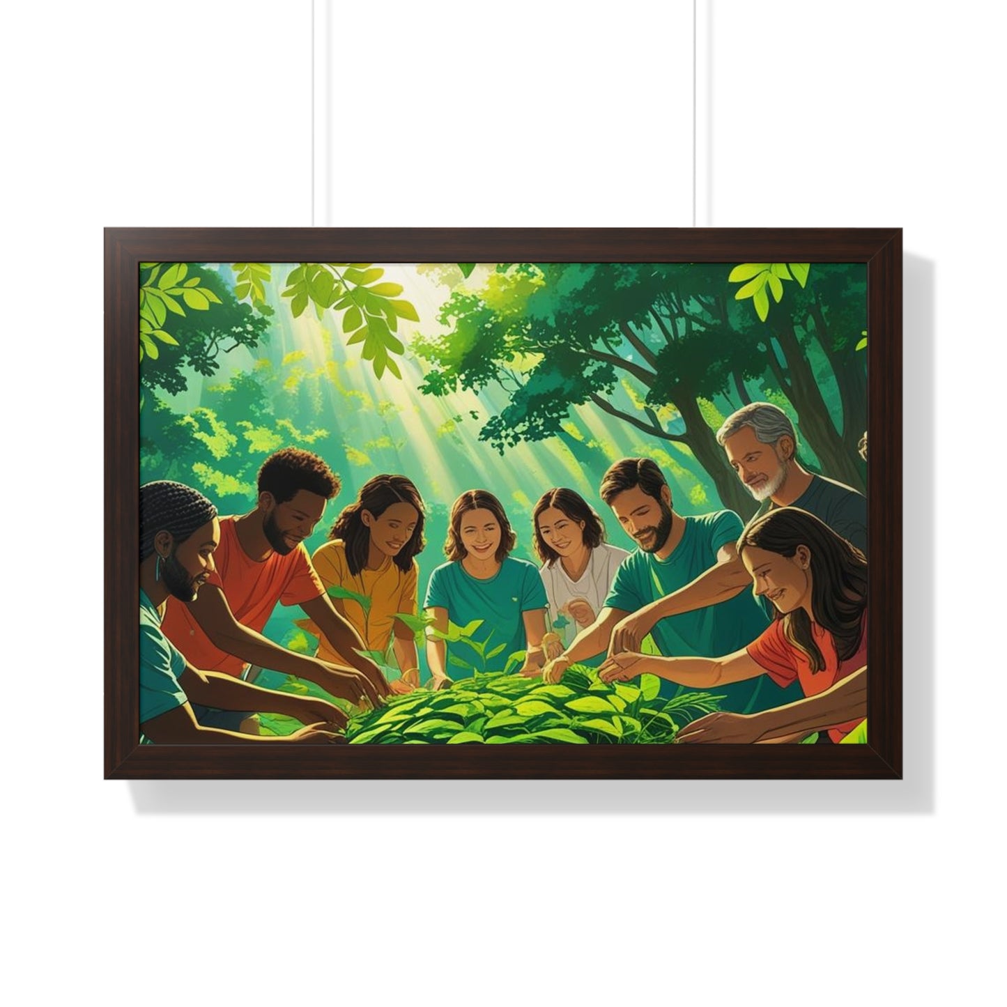 Framed Nature Poster, Environmental Gift