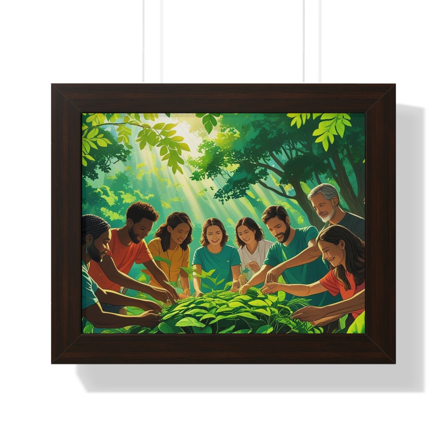 Framed Nature Poster, Environmental Gift