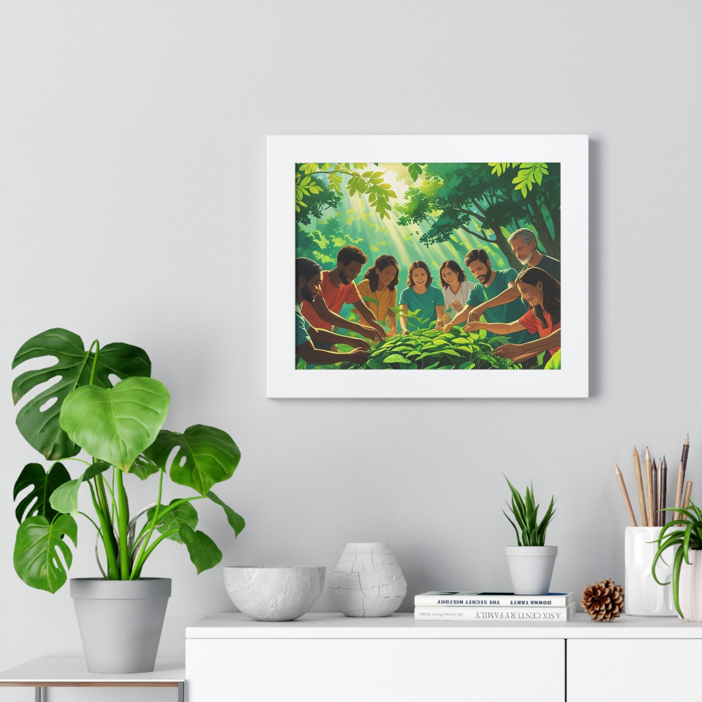 Framed Nature Poster, Environmental Gift