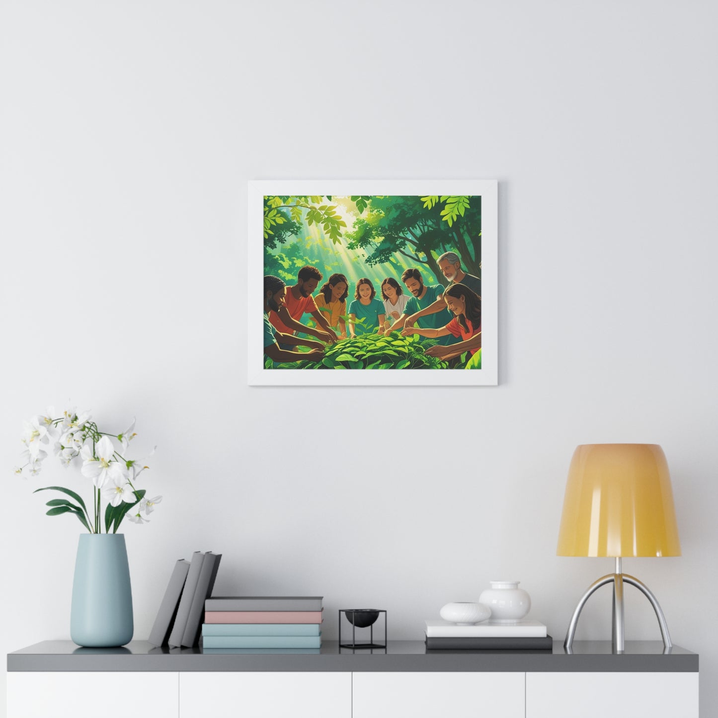 Framed Nature Poster, Environmental Gift