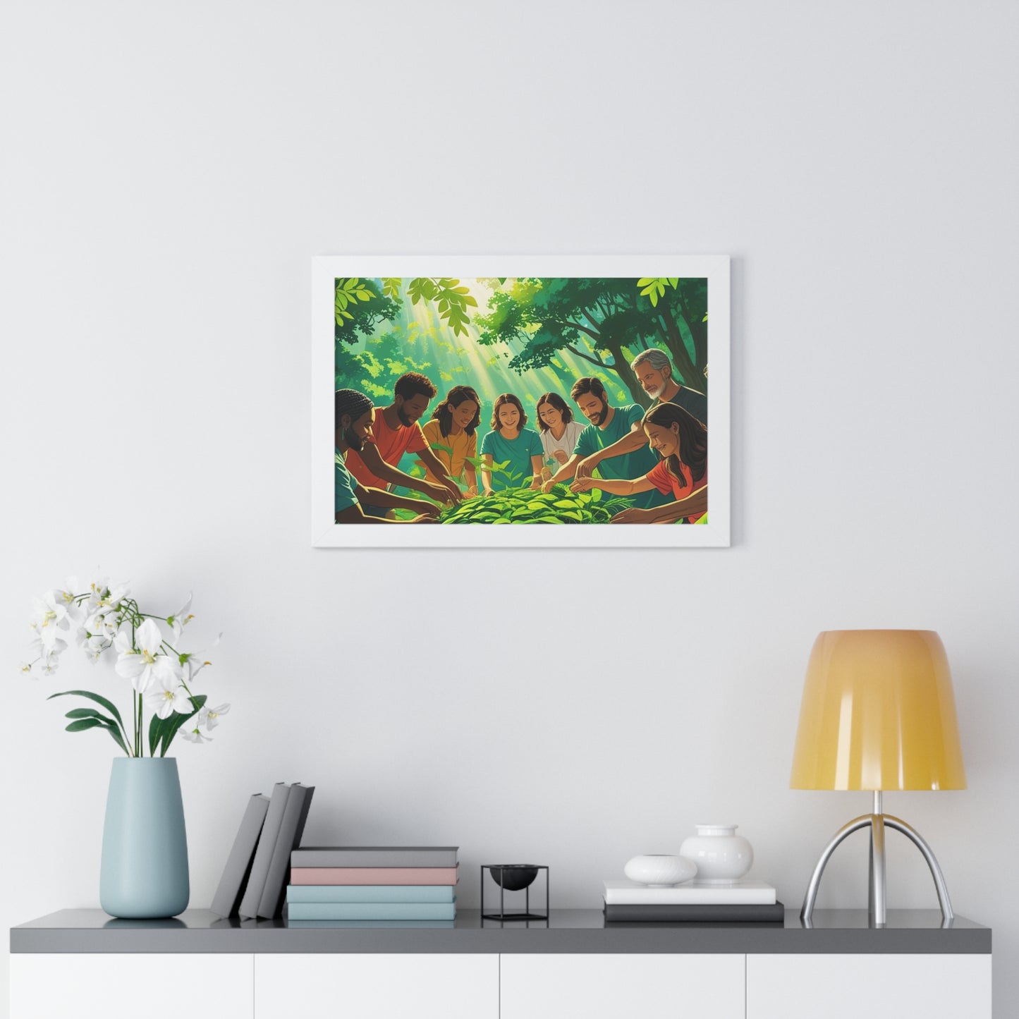 Framed Nature Poster, Environmental Gift
