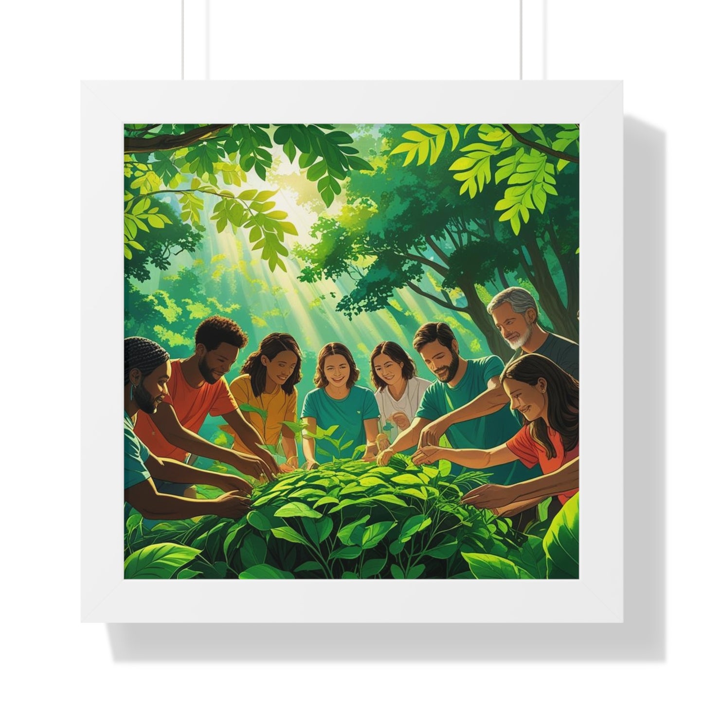 Framed Nature Poster, Environmental Gift