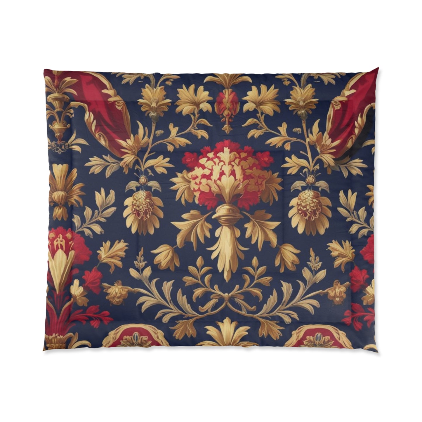Luxurious Floral Comforter, Perfect for Weddings,and Seasonal Gift