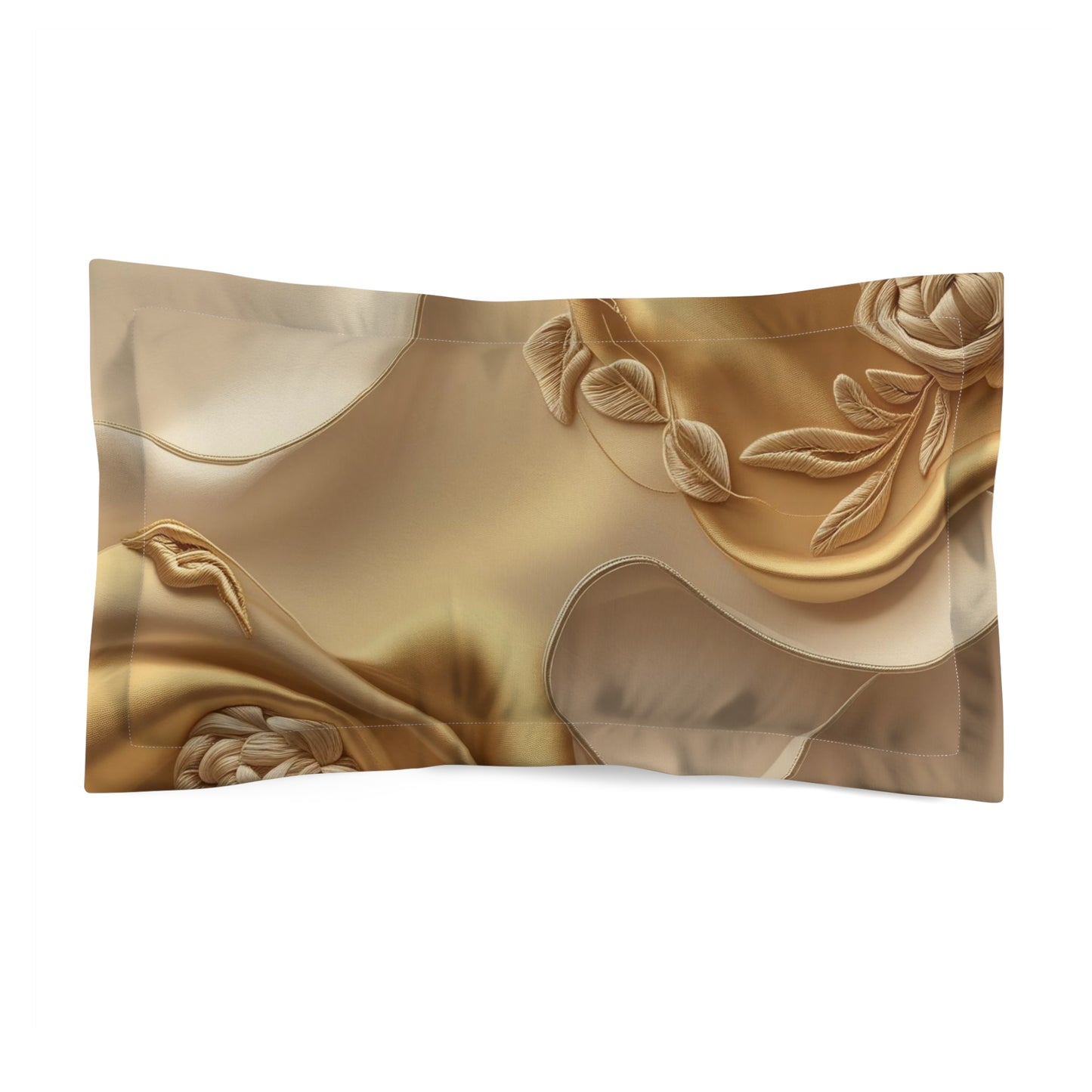 Elegant Microfiber Pillow Sham - Luxurious Bed Decor.