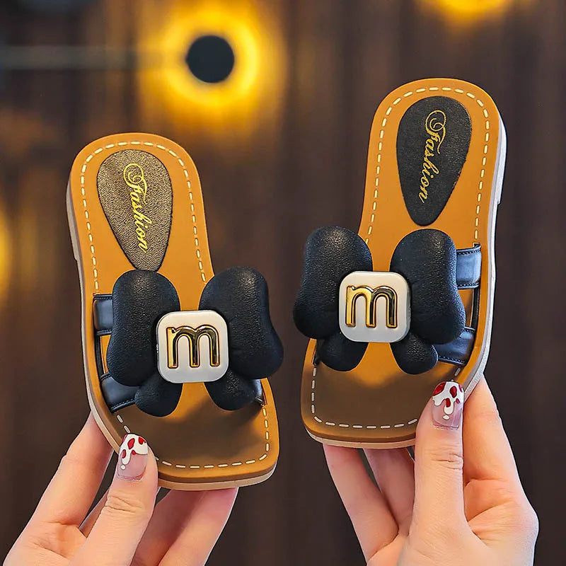 Children Slippers Kids Summer Cartoon Beach Shoes Girls Baby Soft Sole Non-Slip