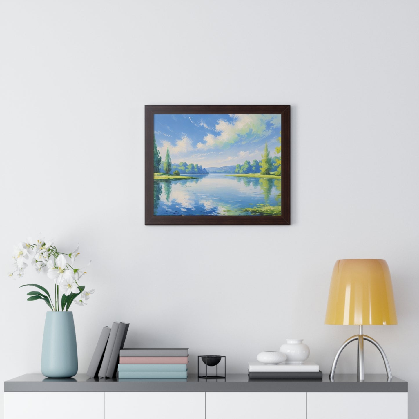 Tranquil Landscape Framed Poster