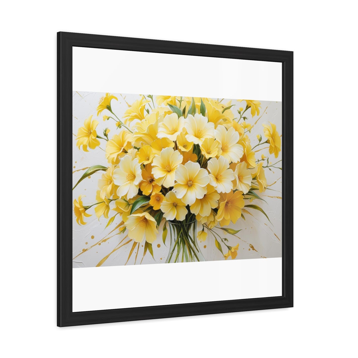 Floral Framed Poster.