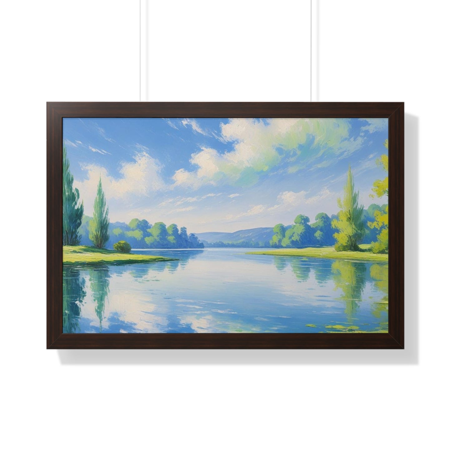 Tranquil Landscape Framed Poster