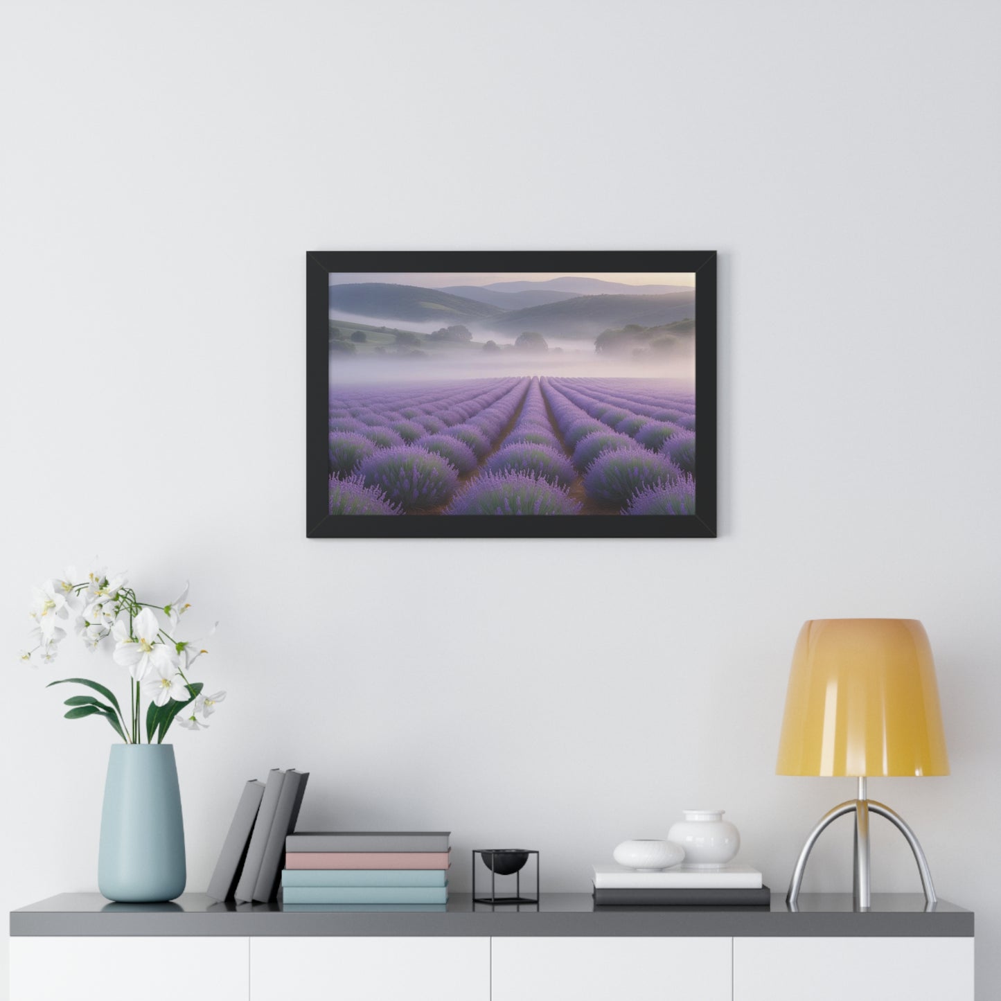 Lavender Fields Framed Poster