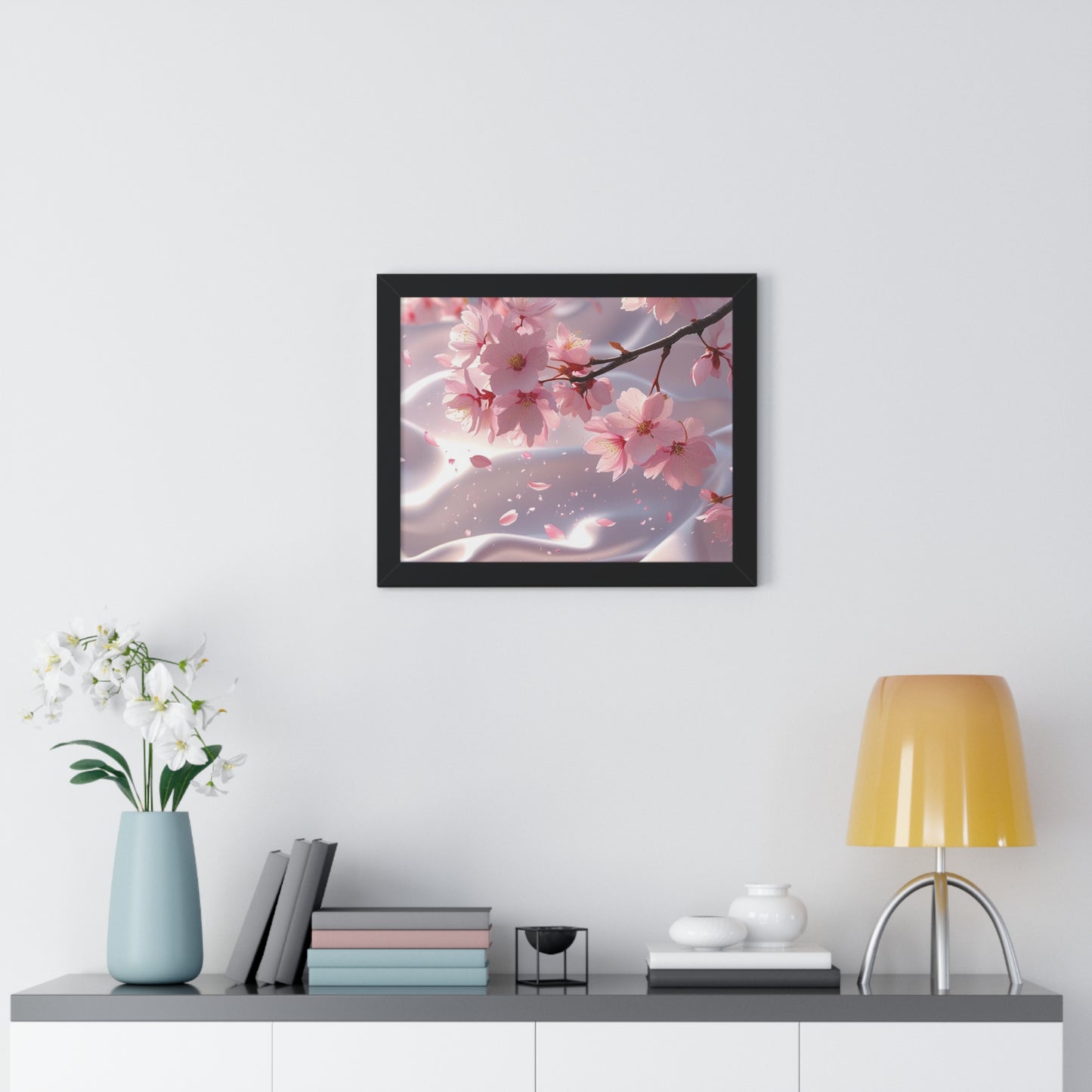 Blossoming Cherry Blossom Art Print, Spring Home Decoration, Nature Poster