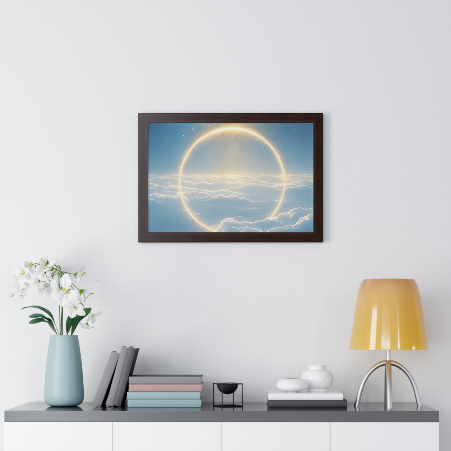 Serene Sky Framed Poster