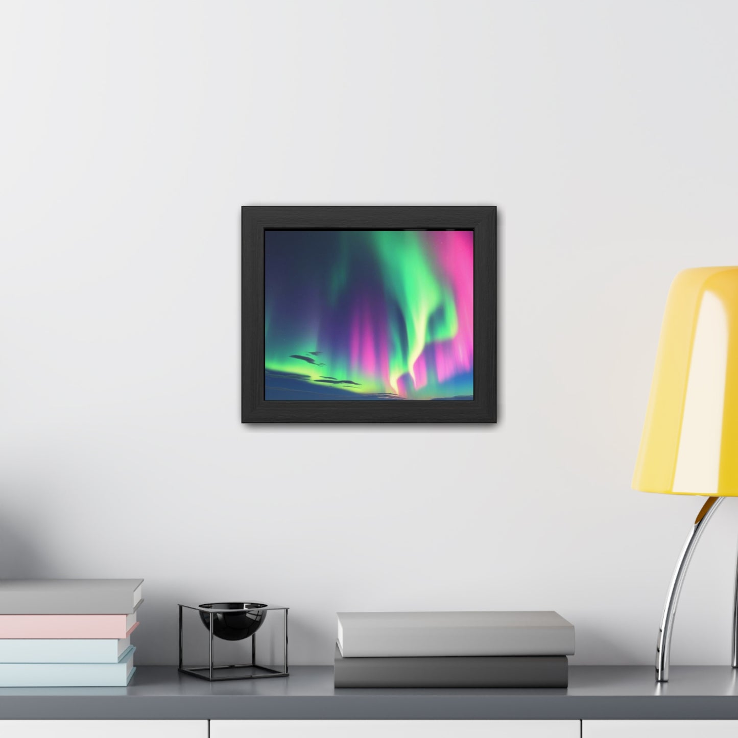 Stunning Northern Lights Framed Poster