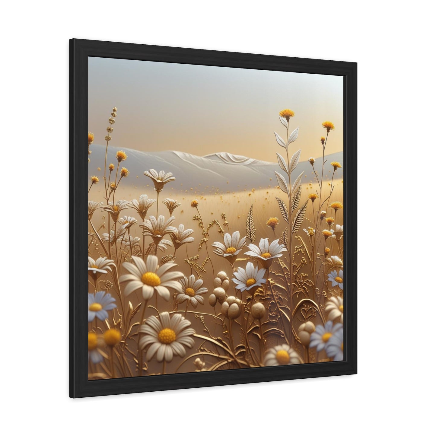 Framed Floral Wall Art, Modern Living Room Decorations