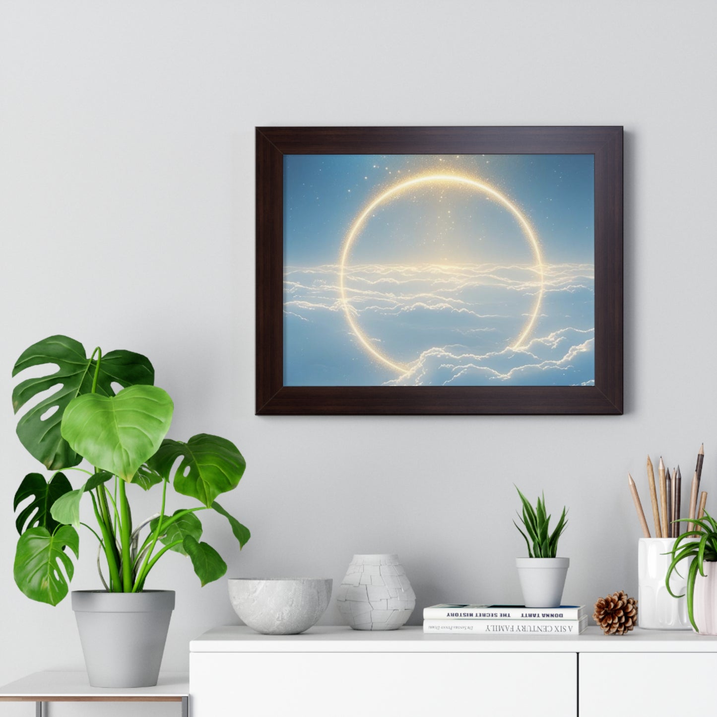 Serene Sky Framed Poster