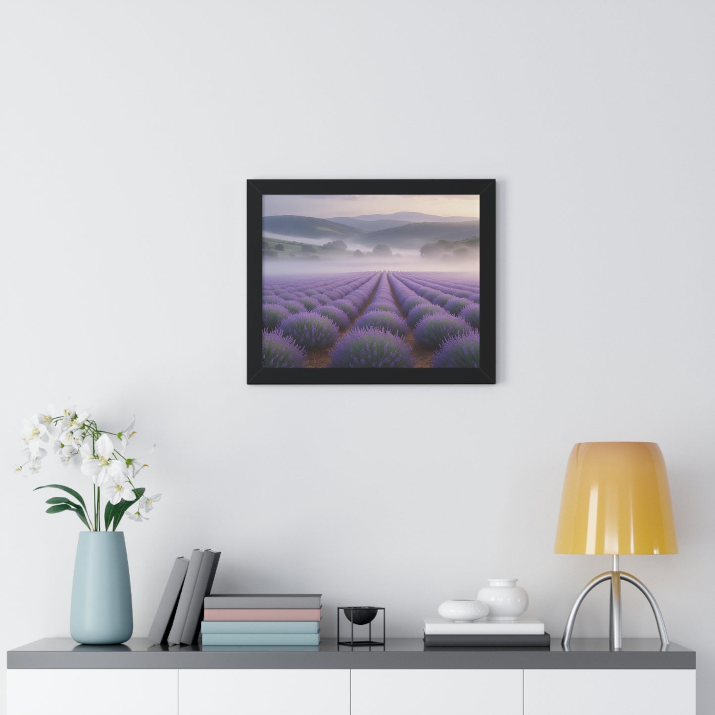 Lavender Fields Framed Poster