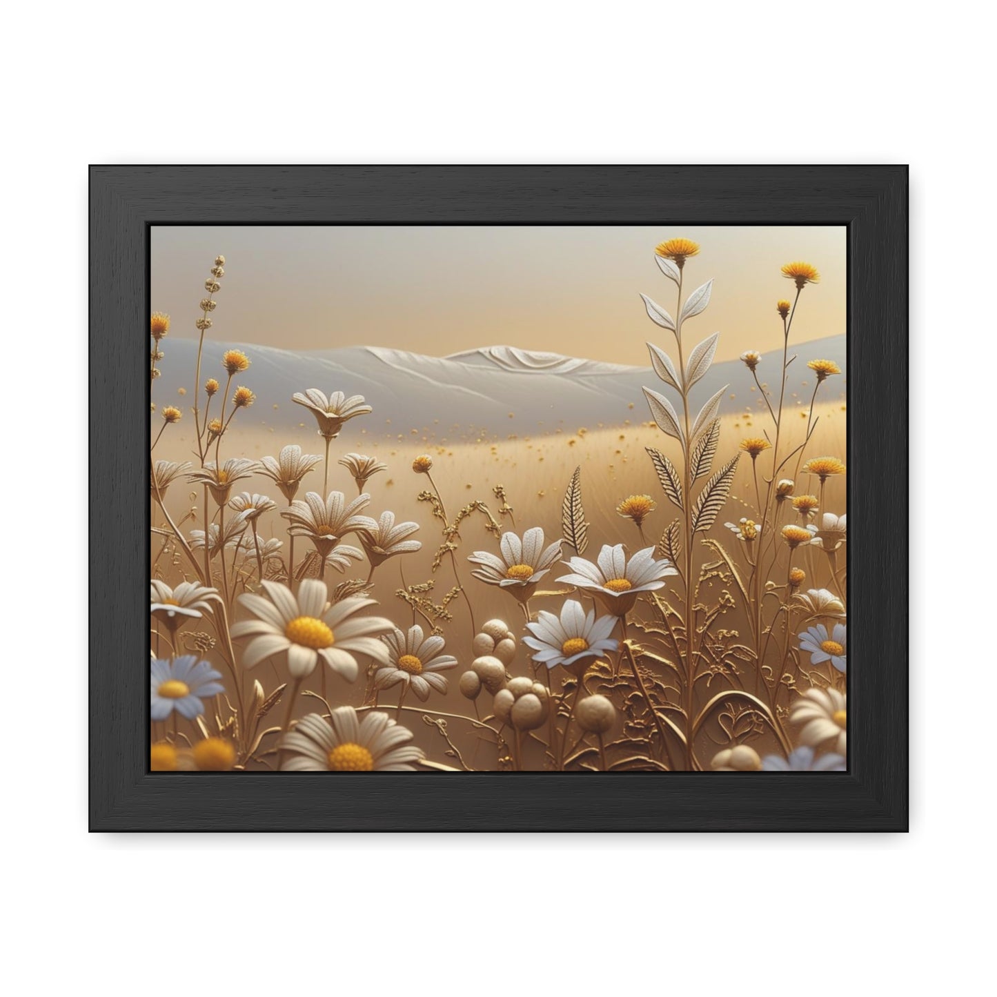 Framed Floral Wall Art, Modern Living Room Decorations